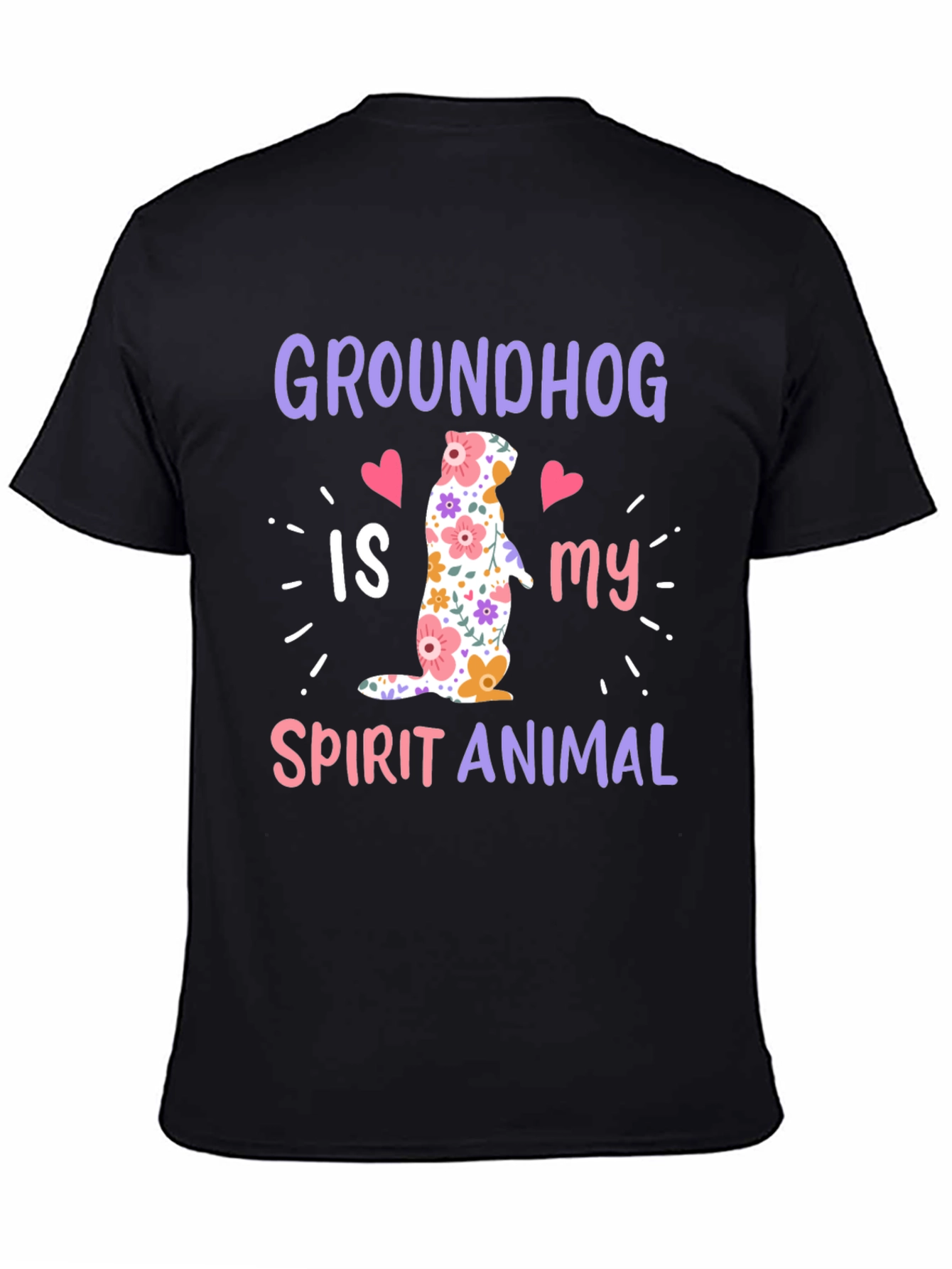 Groundhog Spirit Animal Graphic Tee
