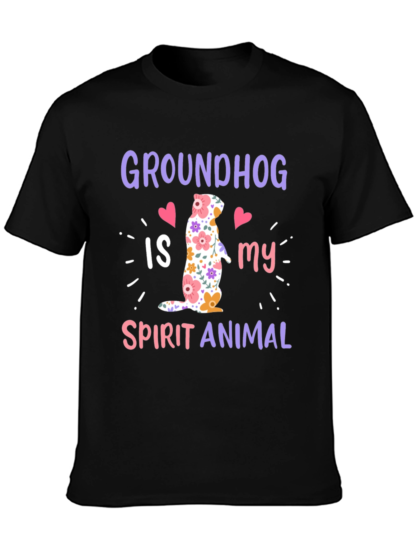 Groundhog Spirit Animal Graphic Tee