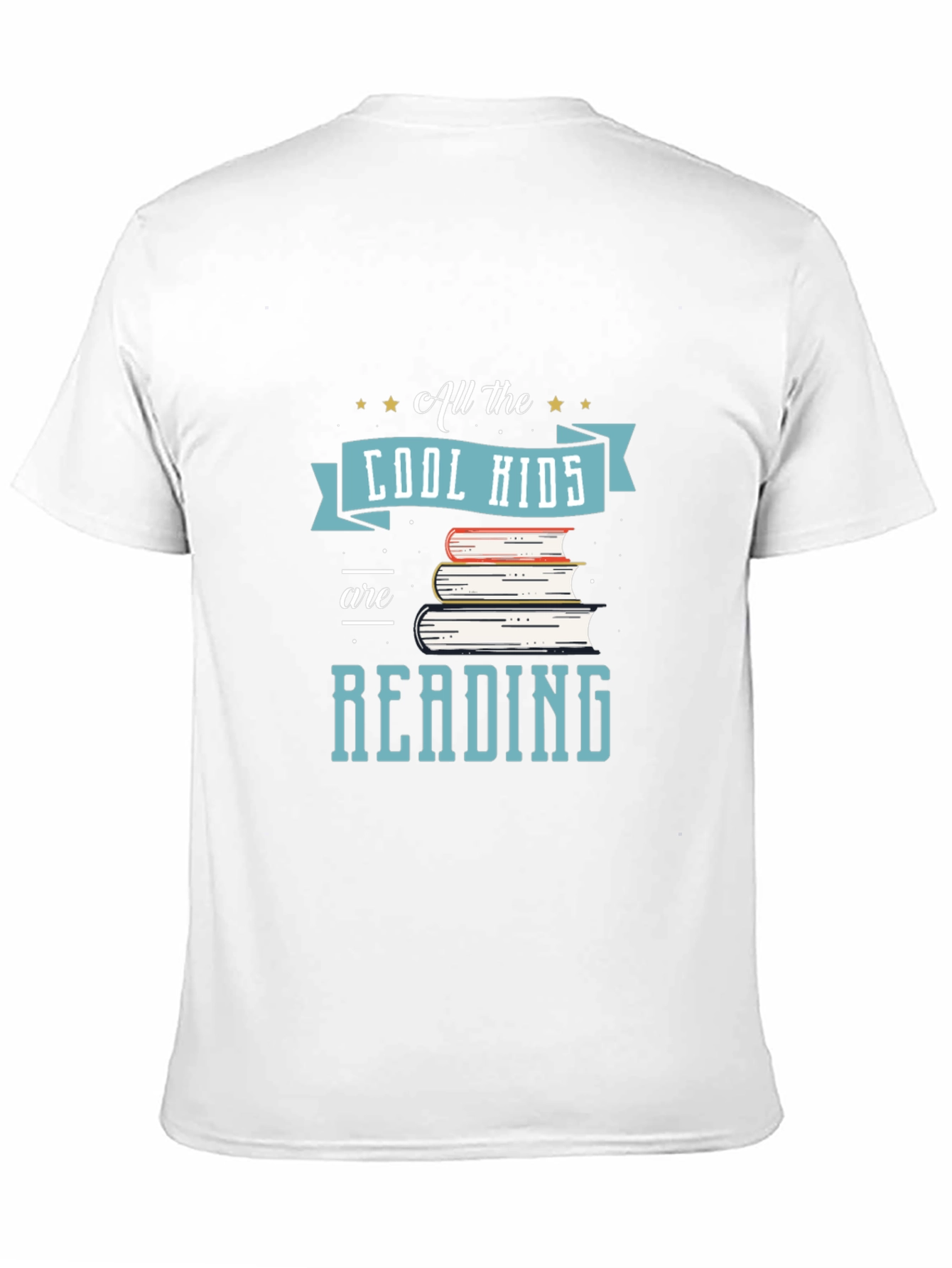Cool Kids Reading T-Shirt - Black Tee