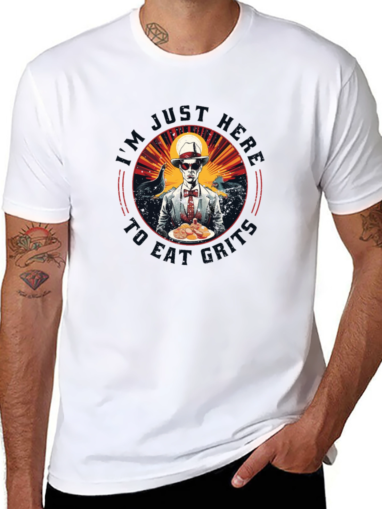 Im Just Here To Eat Oysters T-Shirt