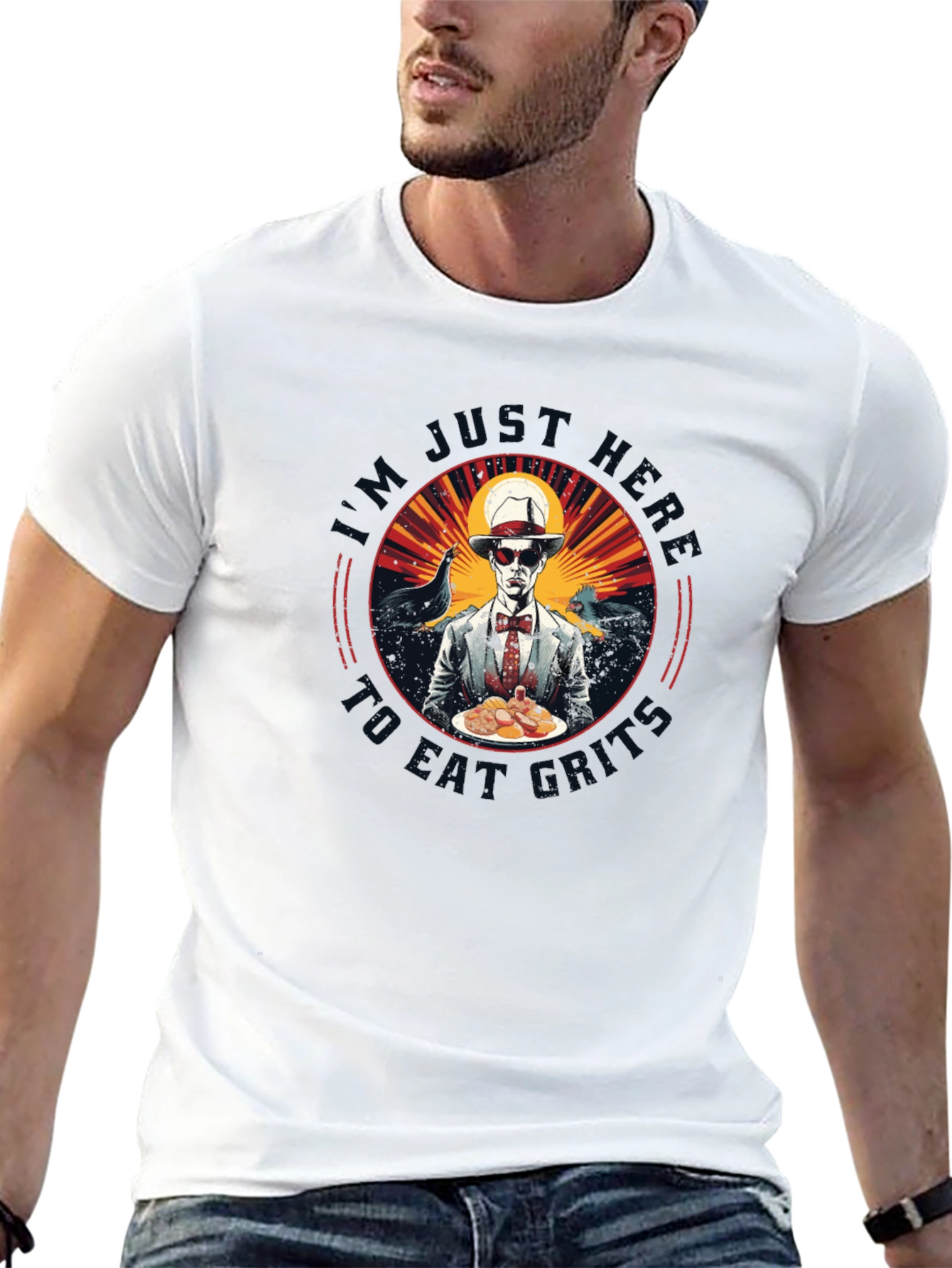 Im Just Here To Eat Oysters T-Shirt