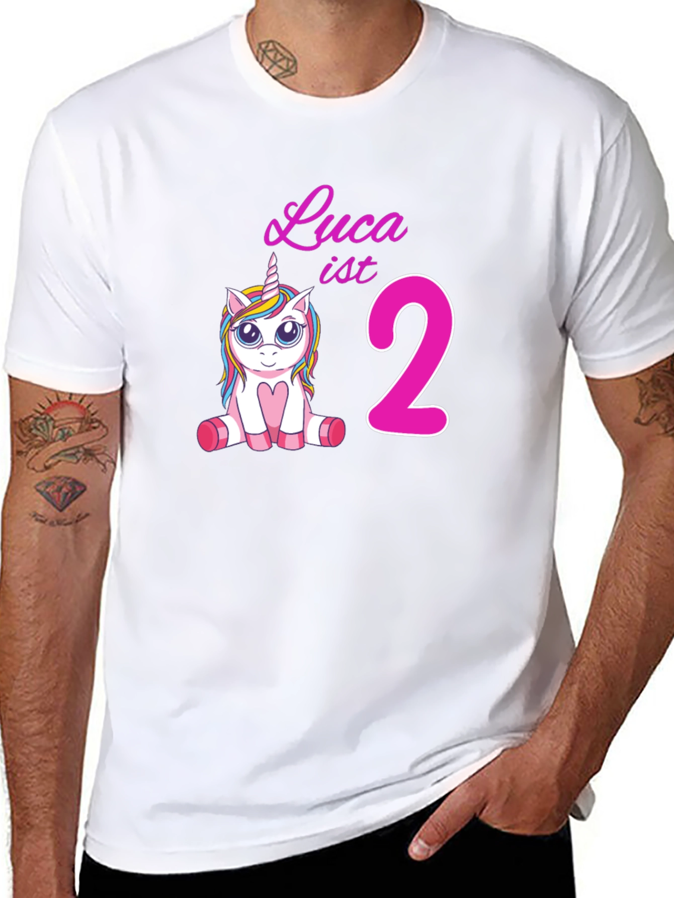 Cute 2nd Birthday Unicorn T-Shirt