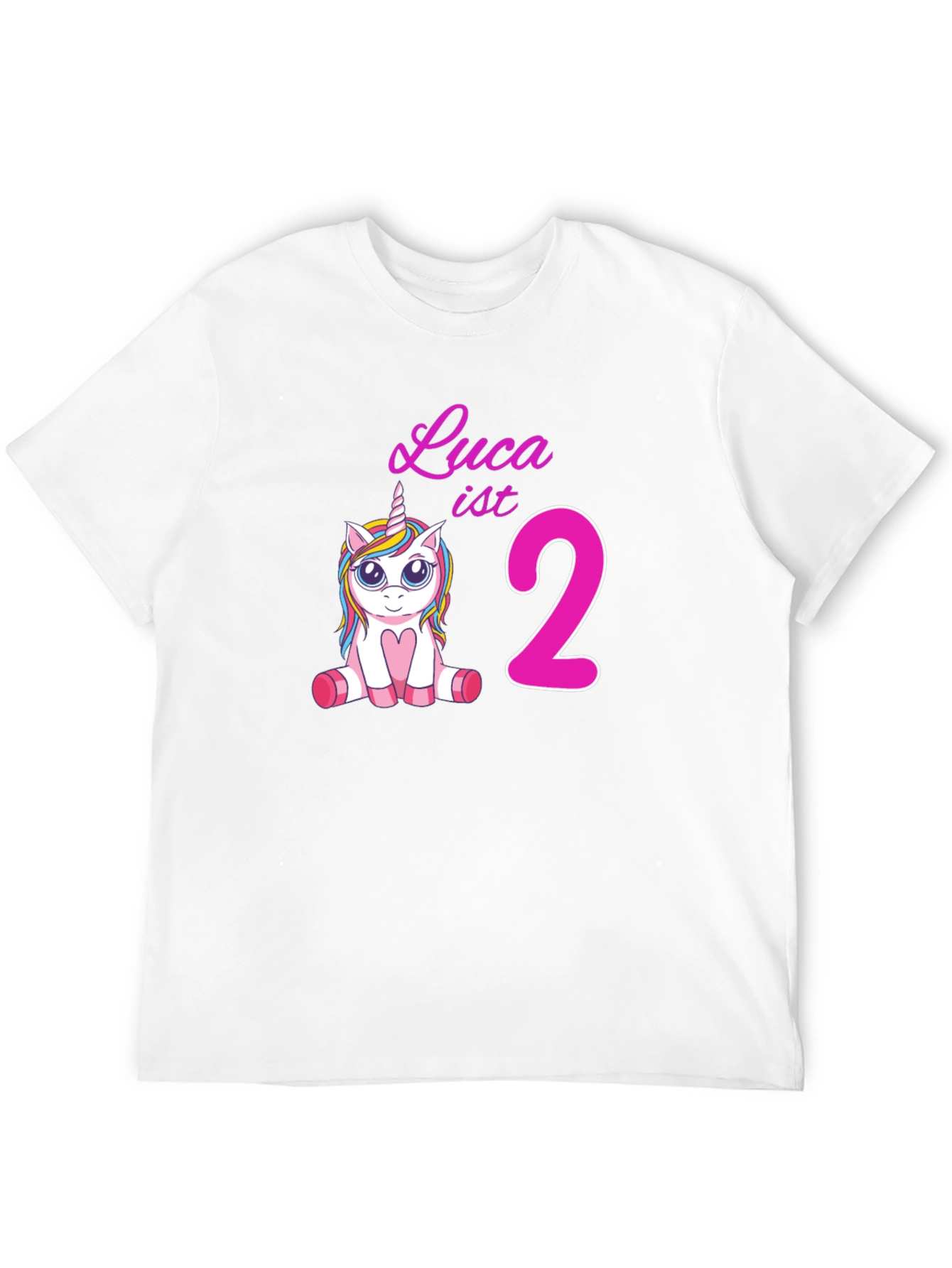 Cute 2nd Birthday Unicorn T-Shirt