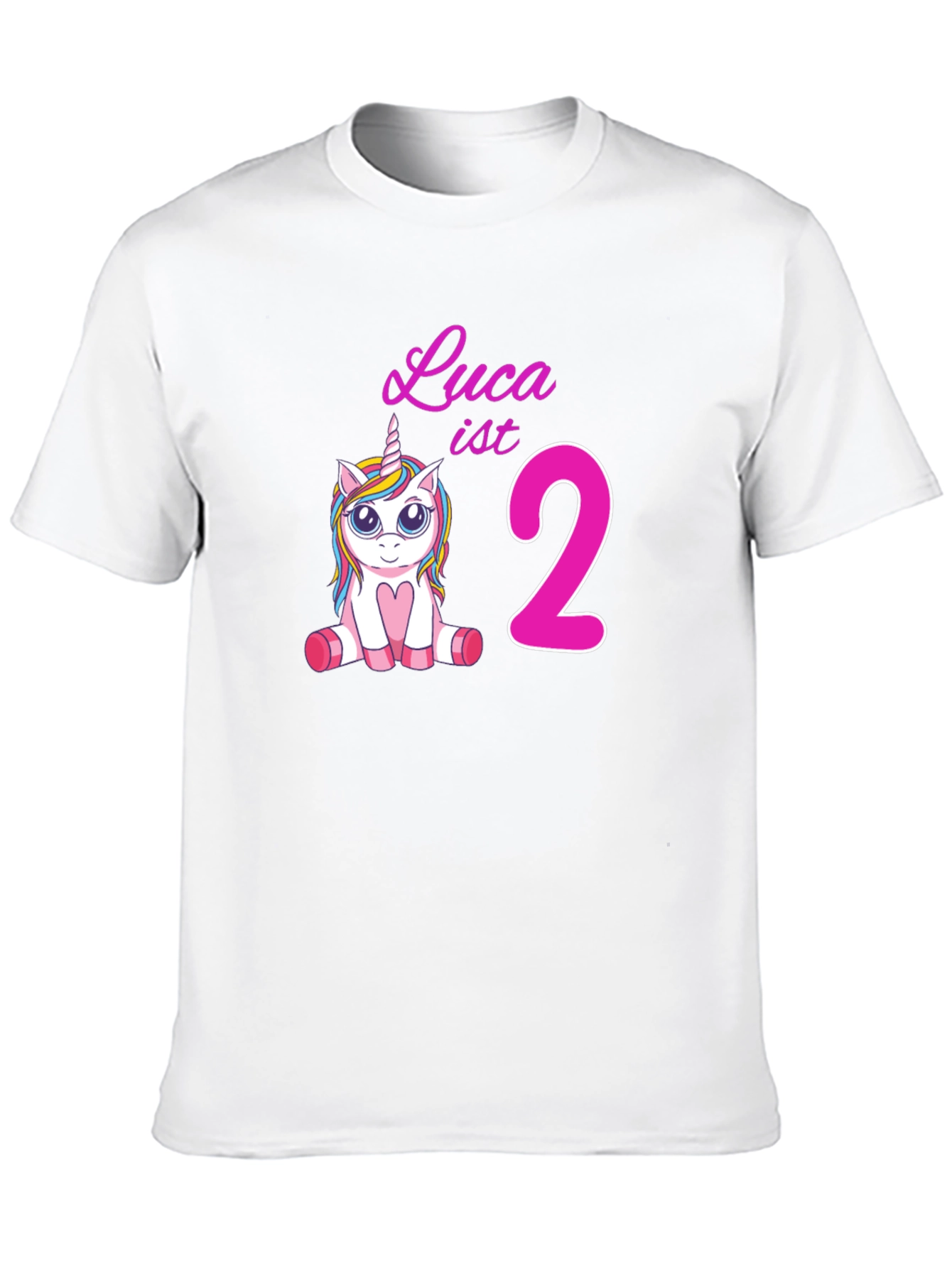 Cute 2nd Birthday Unicorn T-Shirt