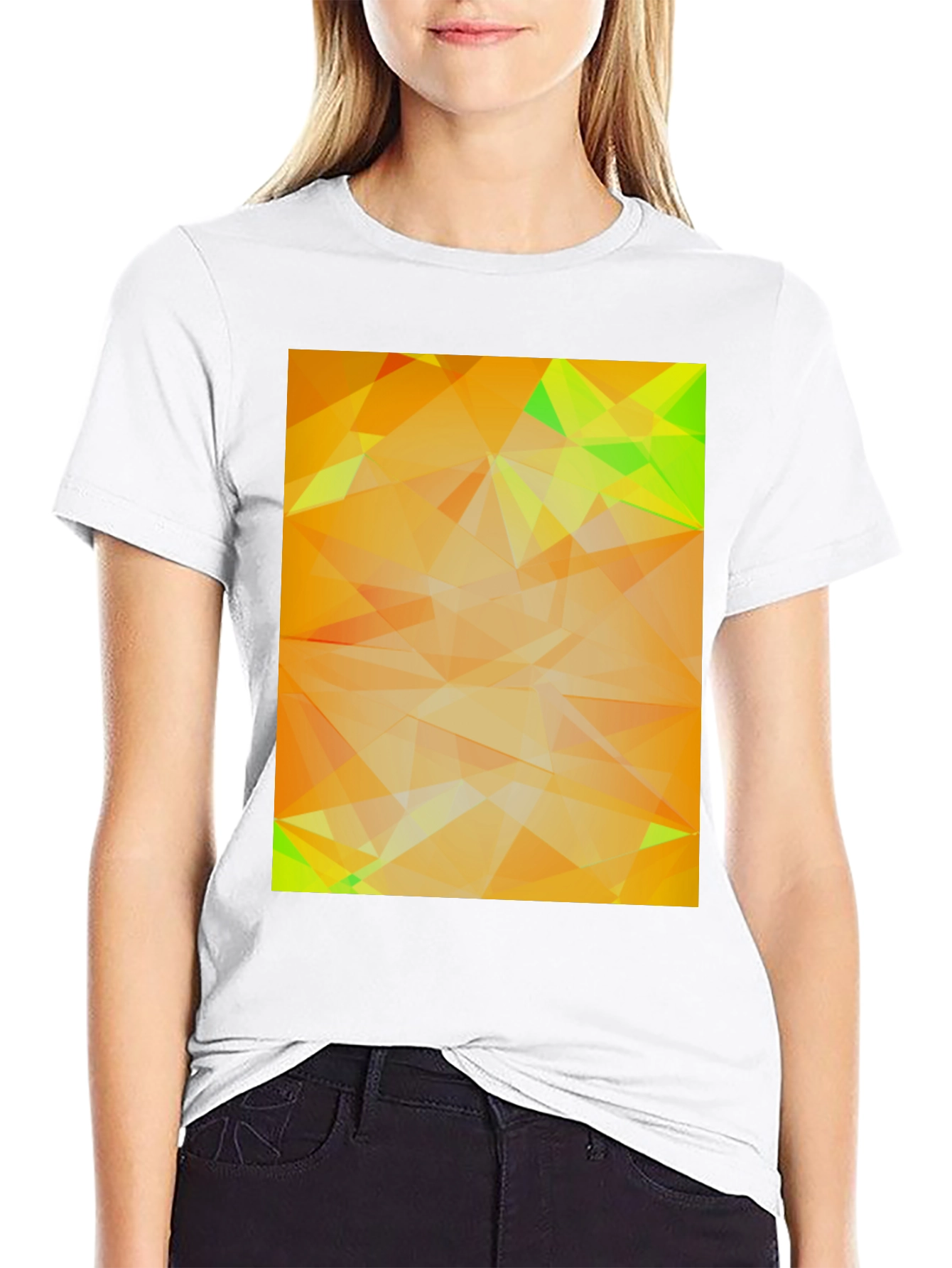 Geometric Abstract Art Tee - Modern Graphic Design