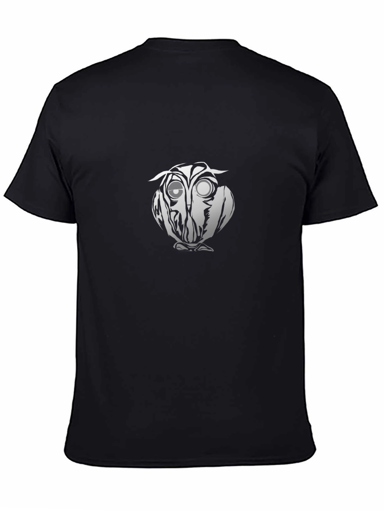 Cool Owl Graphic Black T-Shirt