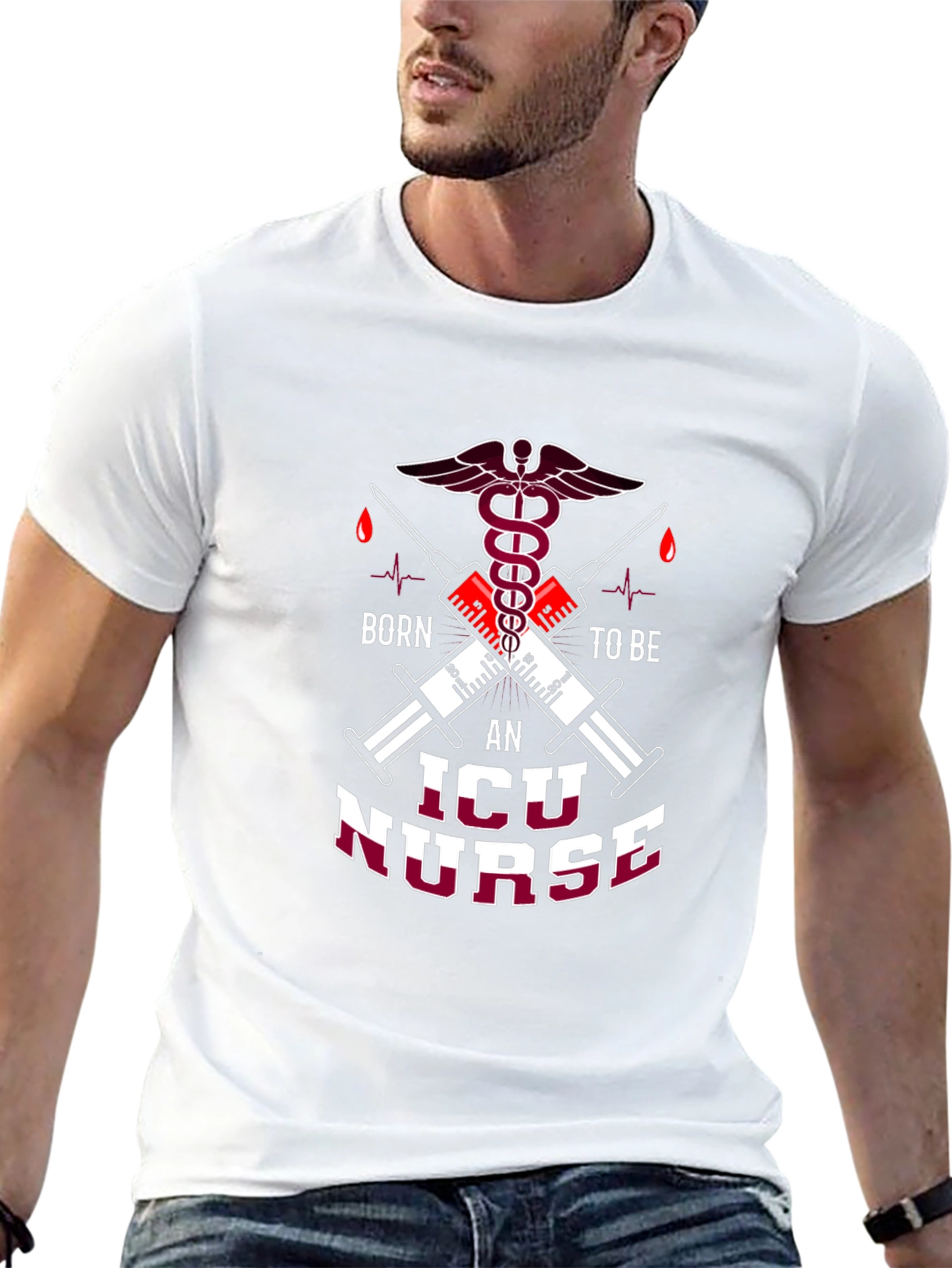 Born to be an ICU Nurse T-Shirt