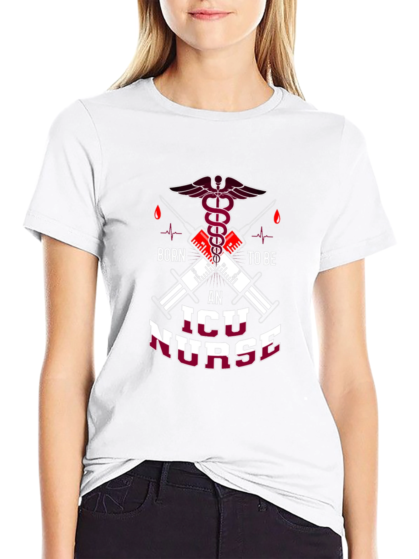 Born to be an ICU Nurse T-Shirt