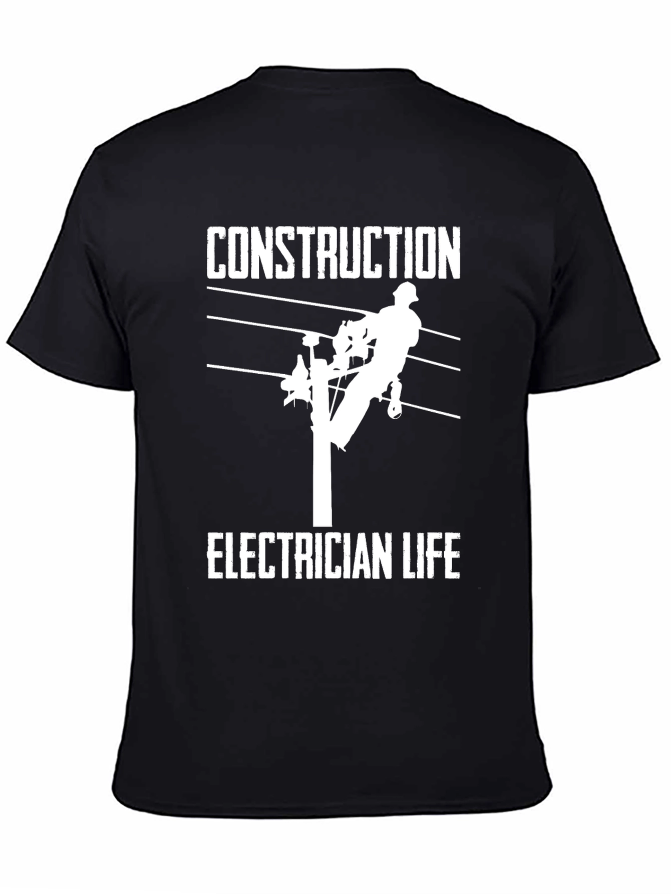 Construction Electrician Life Graphic T-Shirt