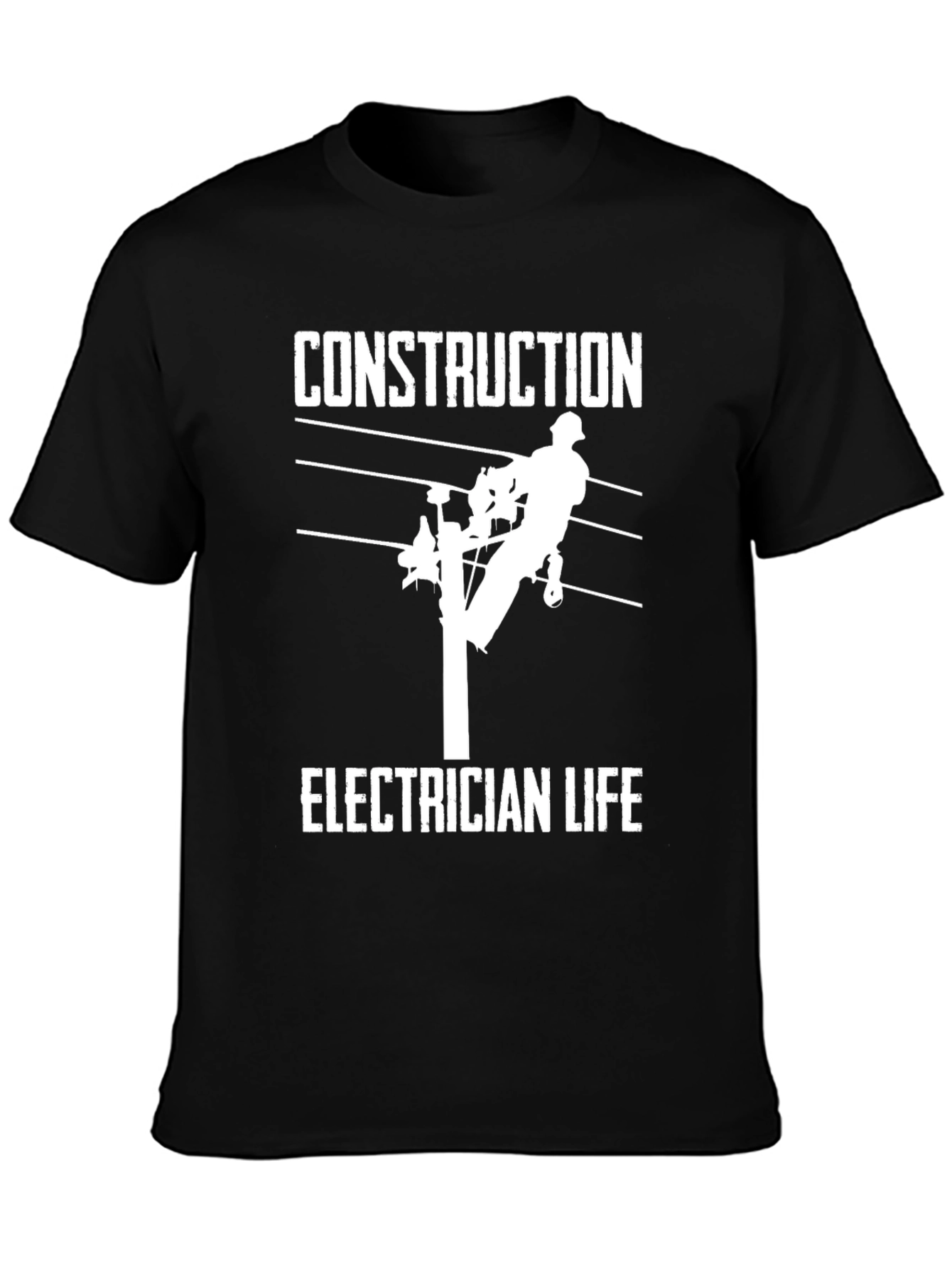 Construction Electrician Life Graphic T-Shirt