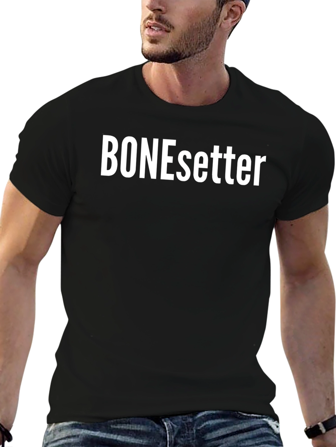 BONESetter Graphic Tee - Bold Black T-Shirt