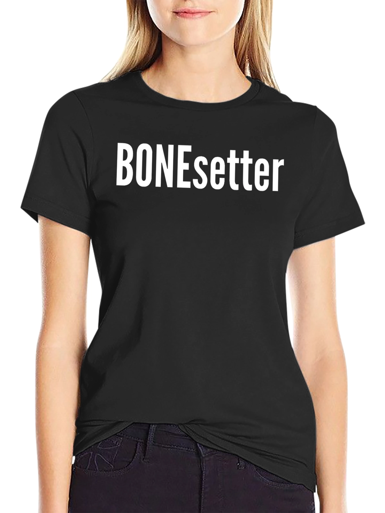 BONESetter Graphic Tee - Bold Black T-Shirt