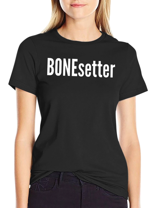 BONESetter Graphic Tee - Bold Black T-Shirt