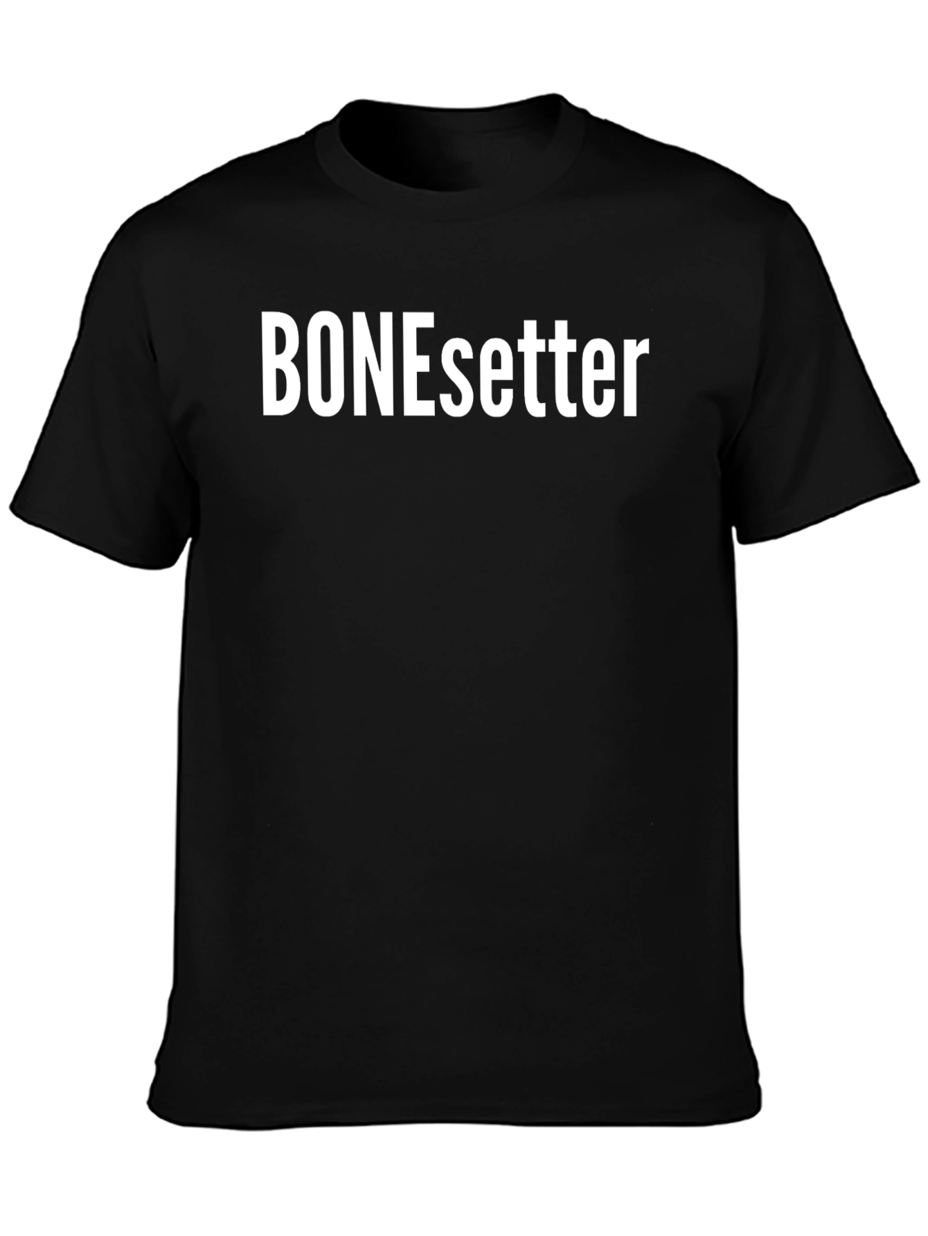 BONESetter Graphic Tee - Bold Black T-Shirt