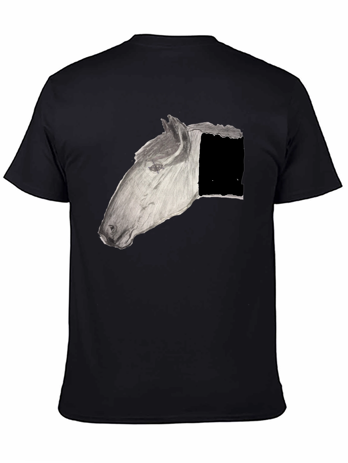 Horse Graphic Black T-Shirt