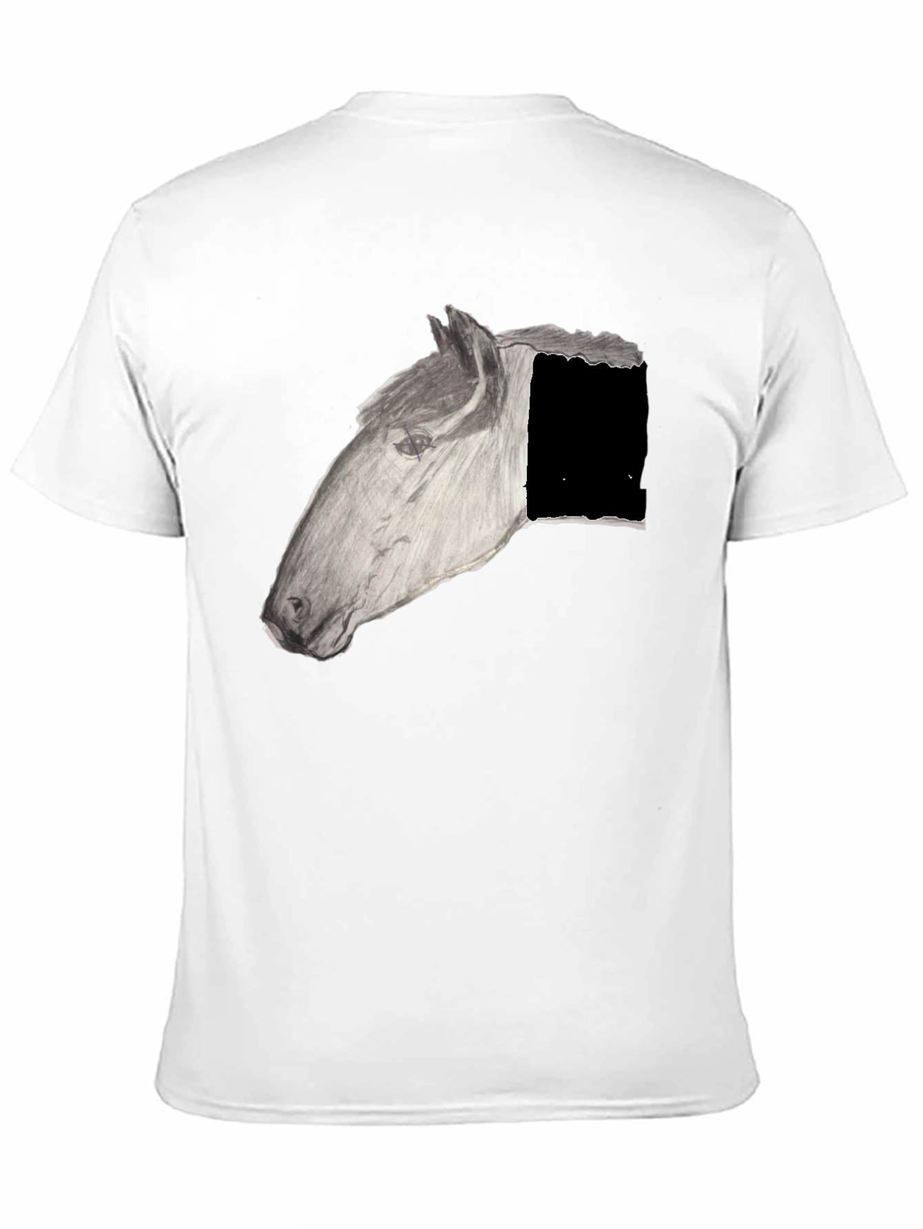 Horse Graphic Black T-Shirt