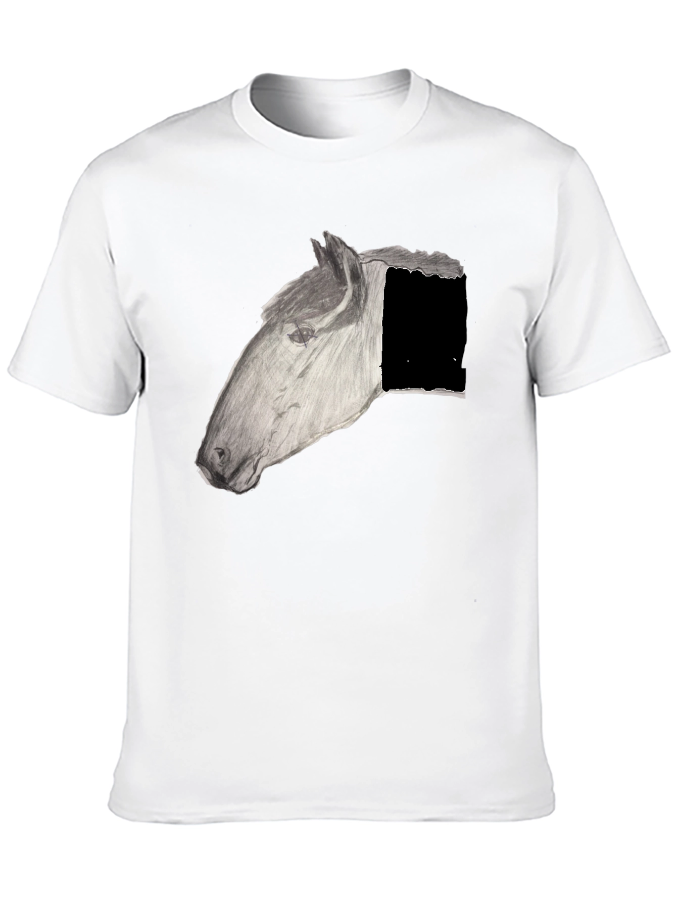 Horse Graphic Black T-Shirt