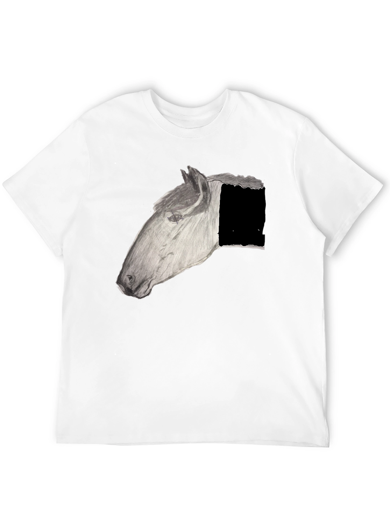Horse Graphic Black T-Shirt