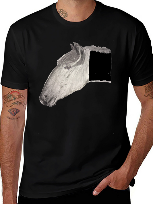 Horse Graphic Black T-Shirt