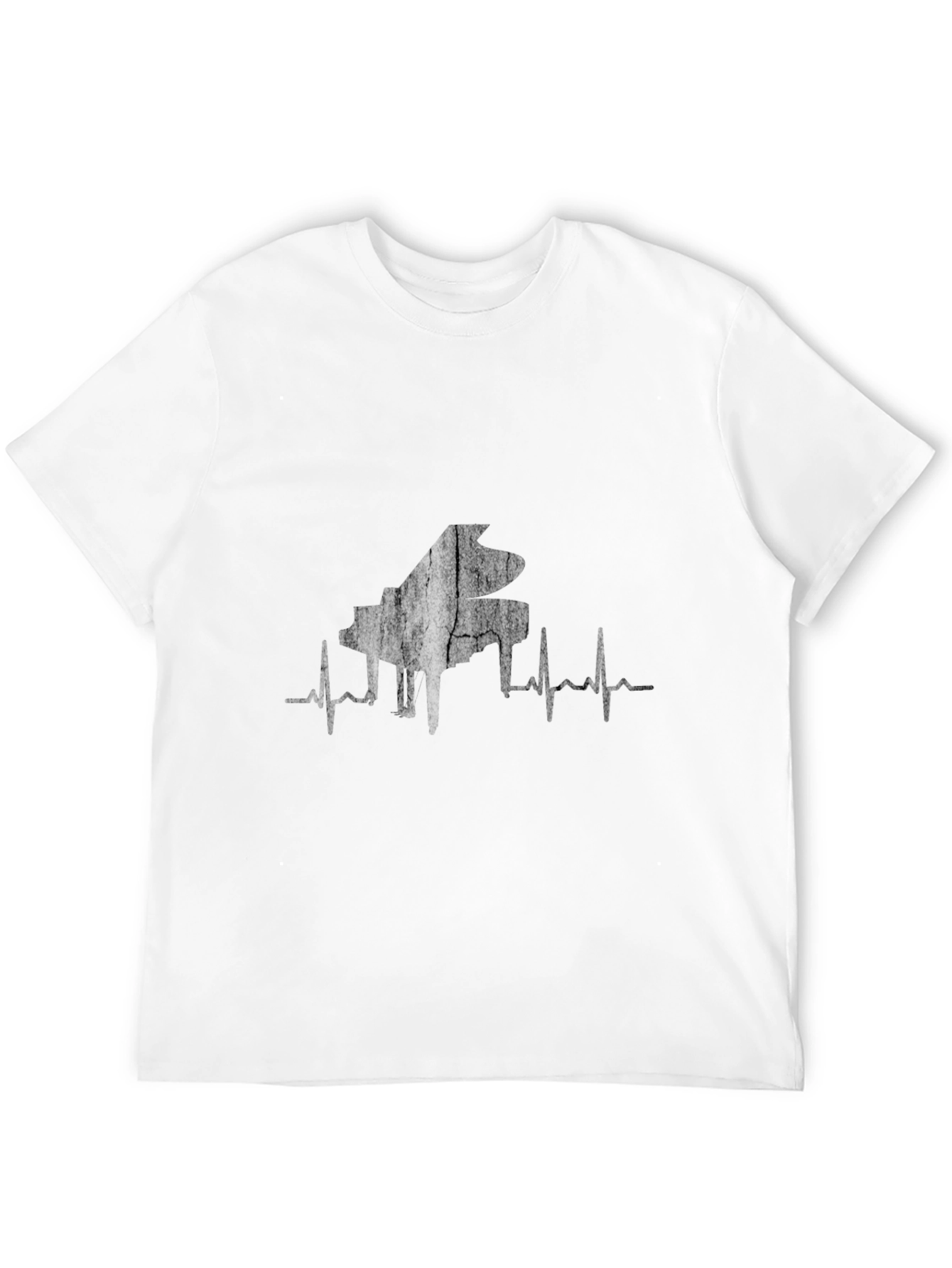 Piano Heartbeat Graphic Tee