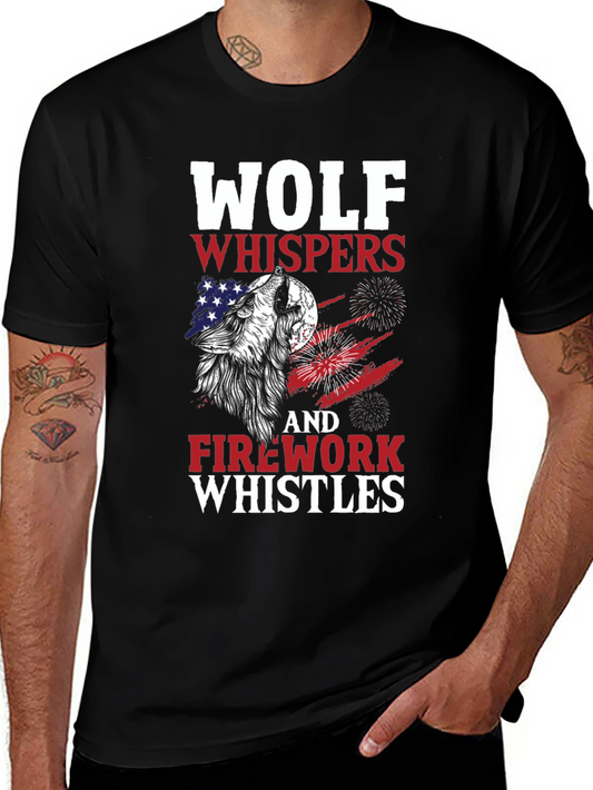 Wolf Whispers & Fireworks Whistles T-Shirt