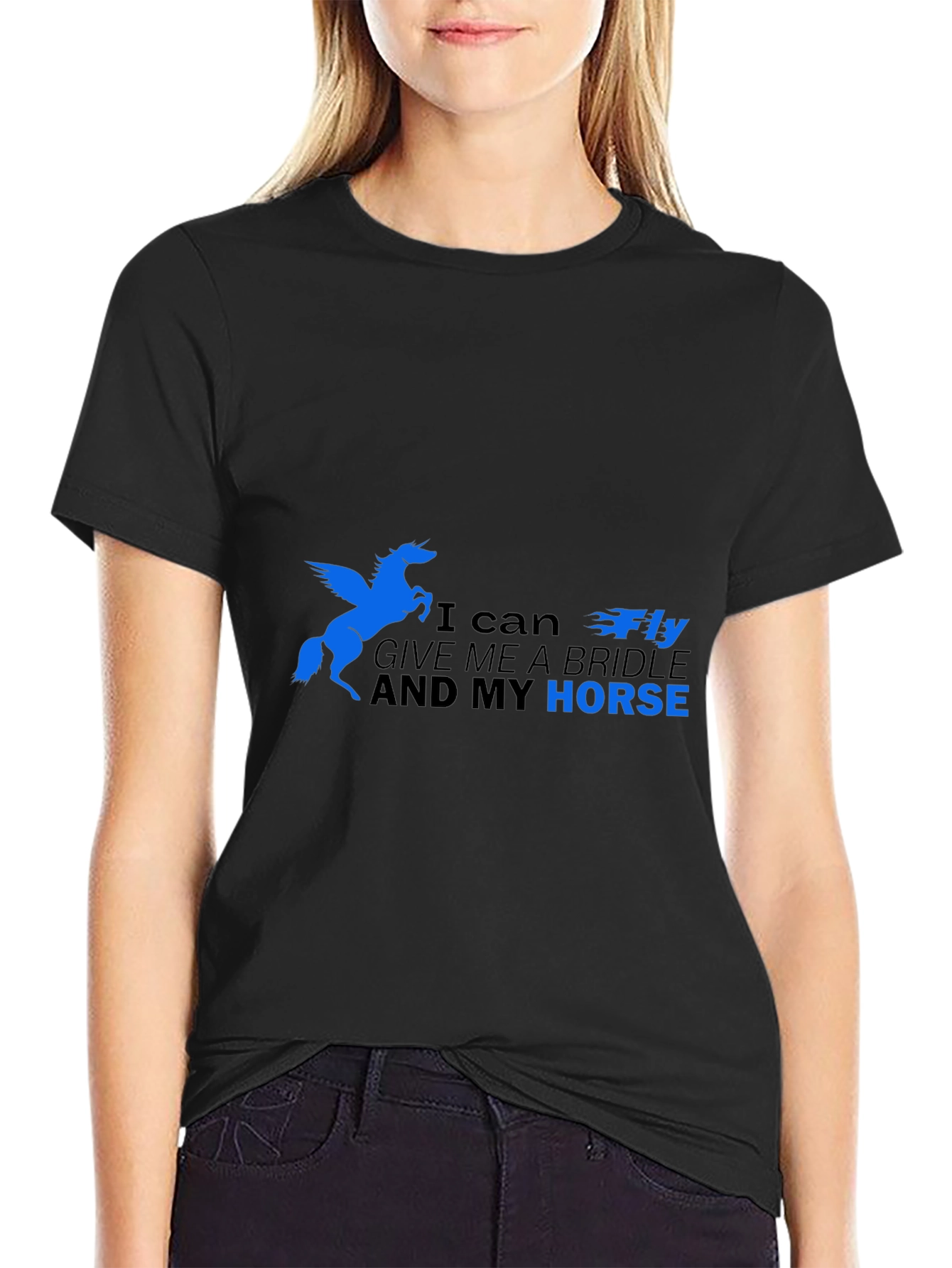 I Can Fly Horse Graphic T-Shirt