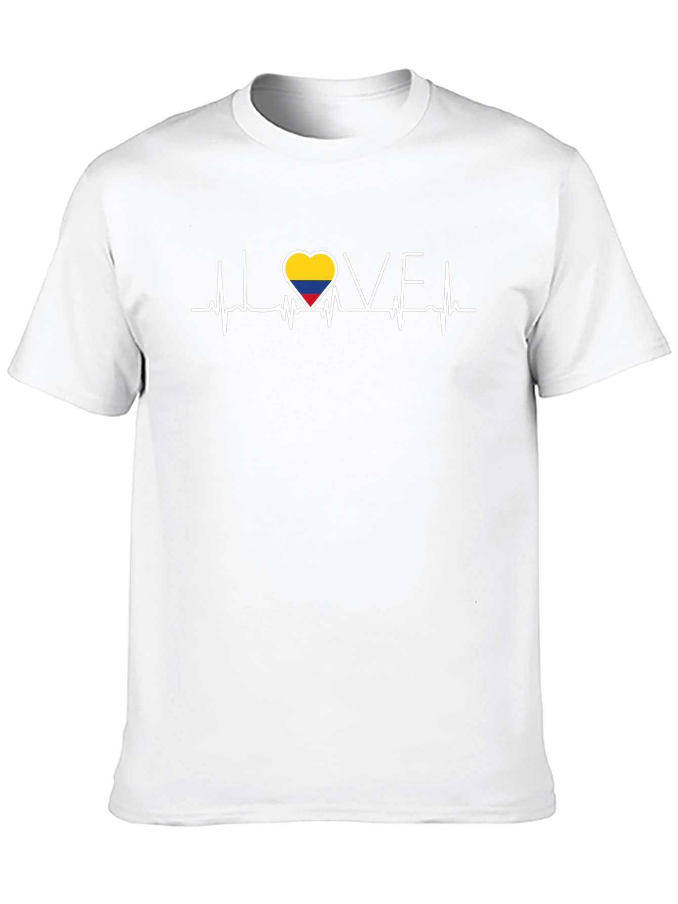 Colombia Love Heartbeat T-Shirt