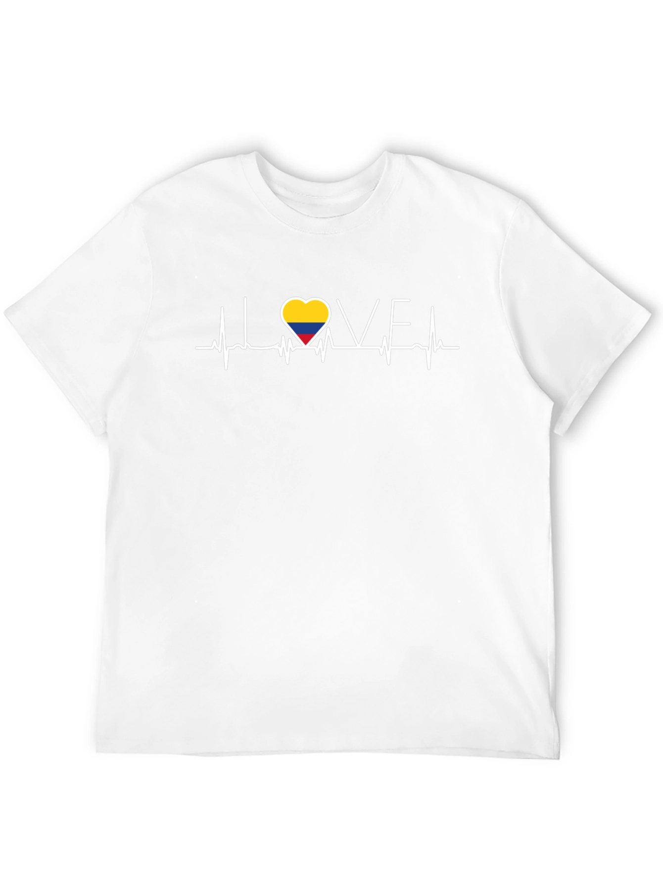Colombia Love Heartbeat T-Shirt