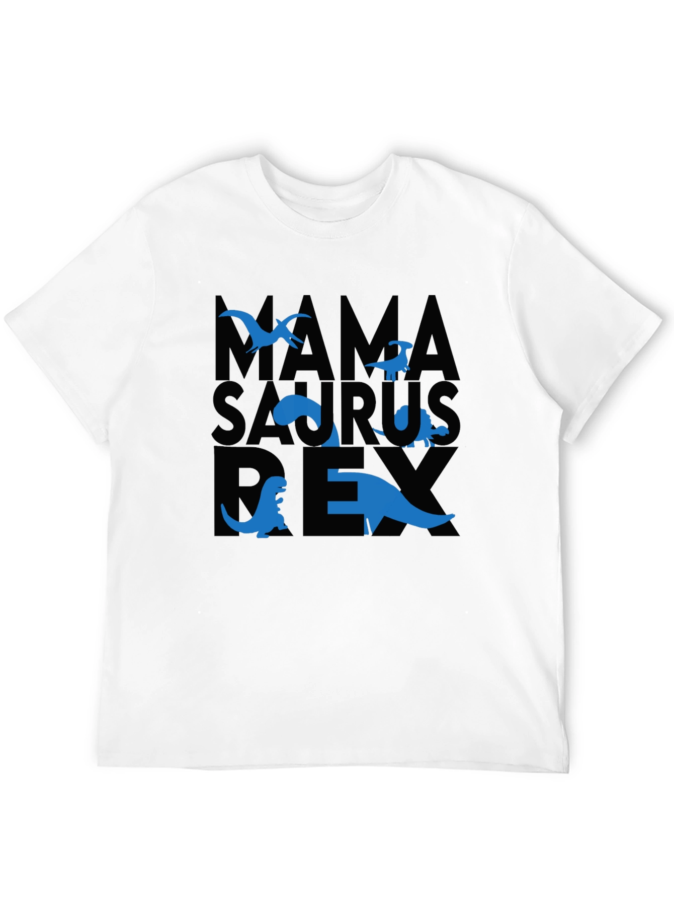 Mama Saurus Rex Dinosaur Graphic T-Shirt