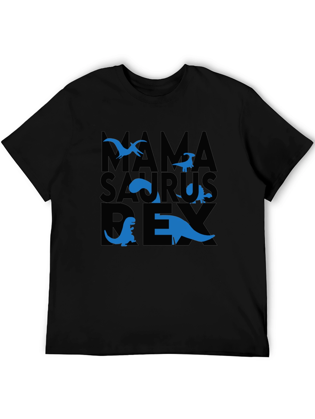 Mama Saurus Rex Dinosaur Graphic T-Shirt