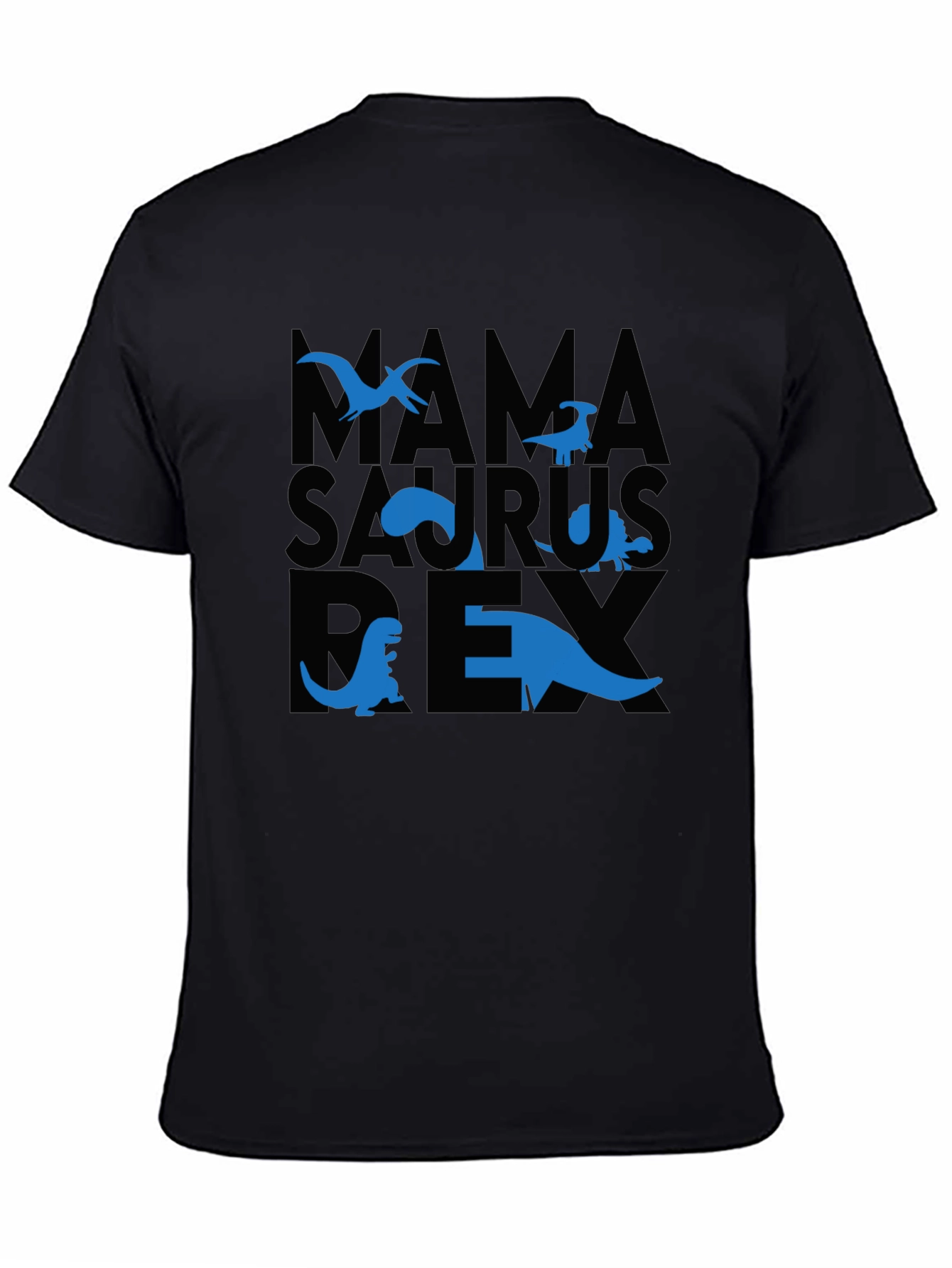 Mama Saurus Rex Dinosaur Graphic T-Shirt