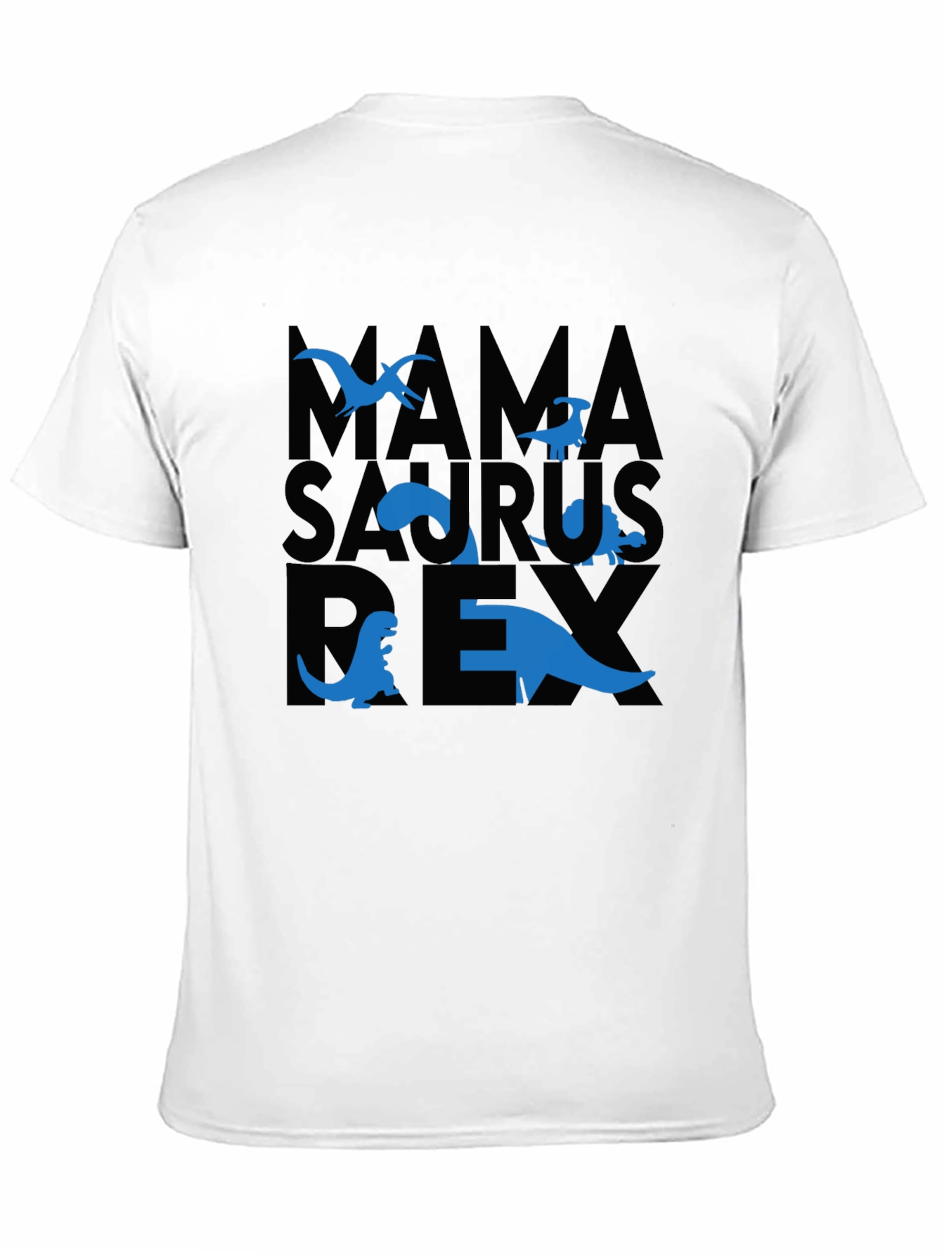 Mama Saurus Rex Dinosaur Graphic T-Shirt