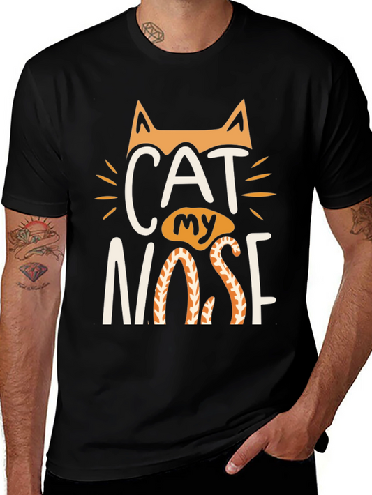 Cat My Nose Graphic Tee - Black