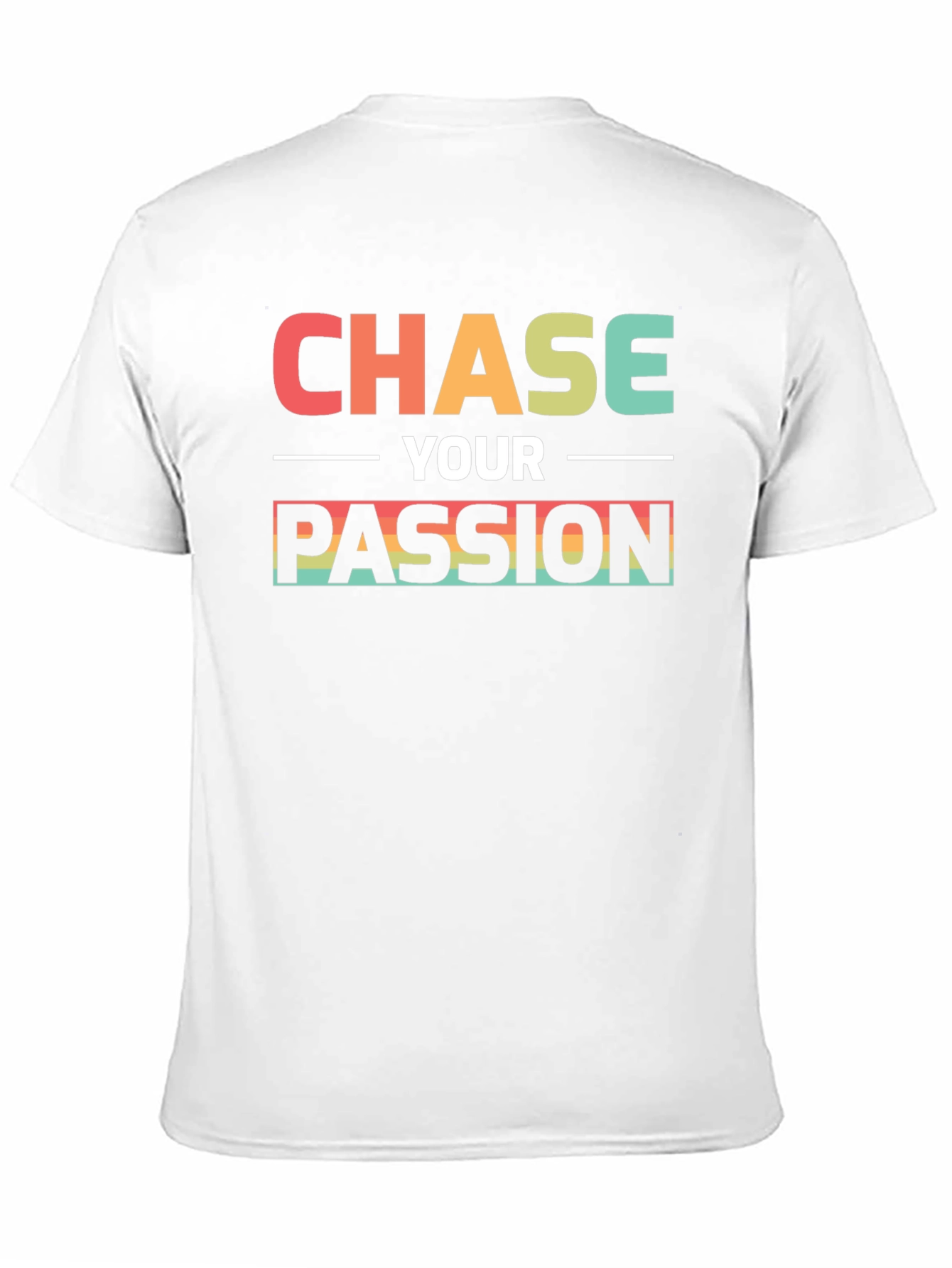 Chase Your Passion Black T-Shirt