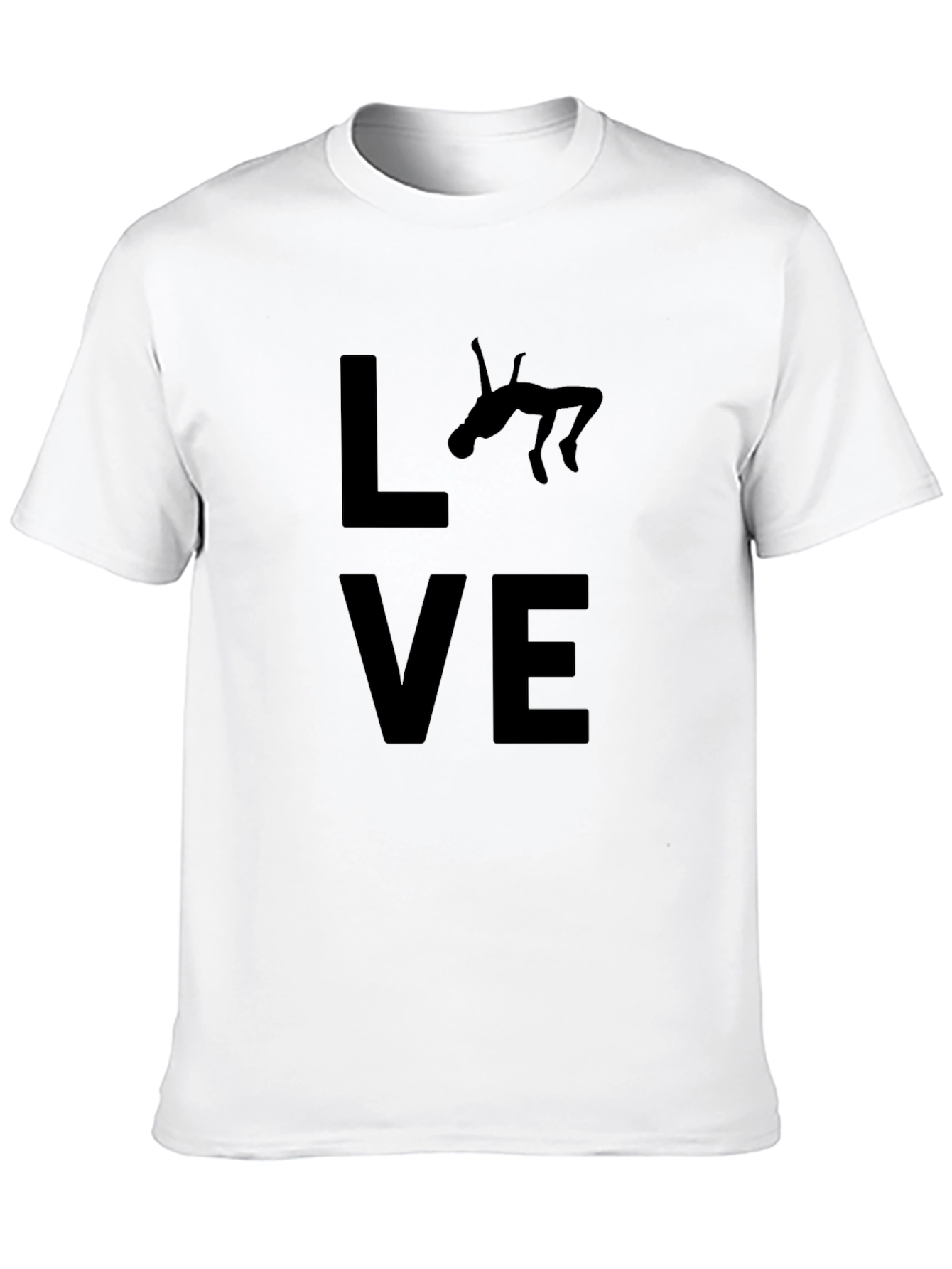 Love High Jump Black Graphic T-Shirt