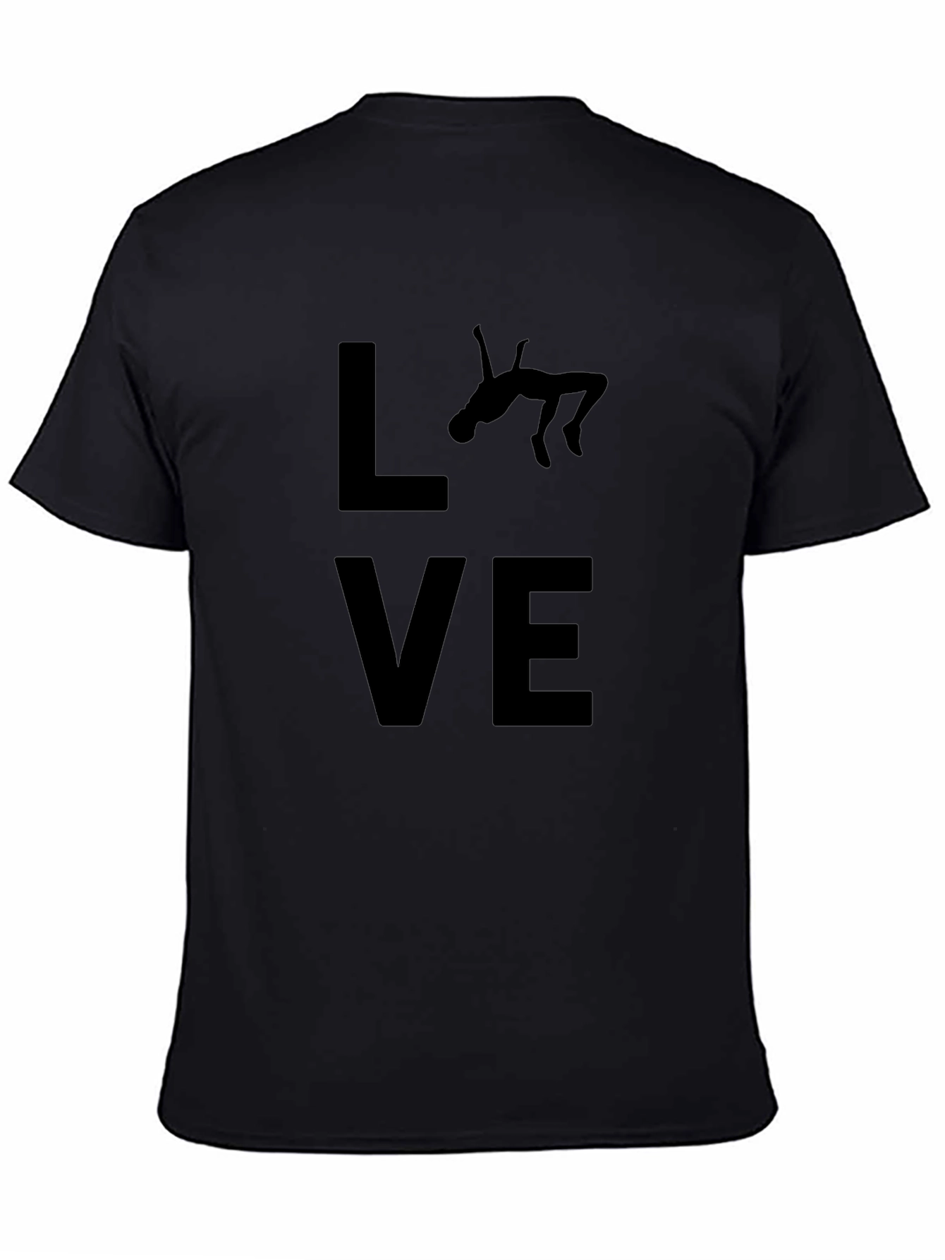 Love High Jump Black Graphic T-Shirt