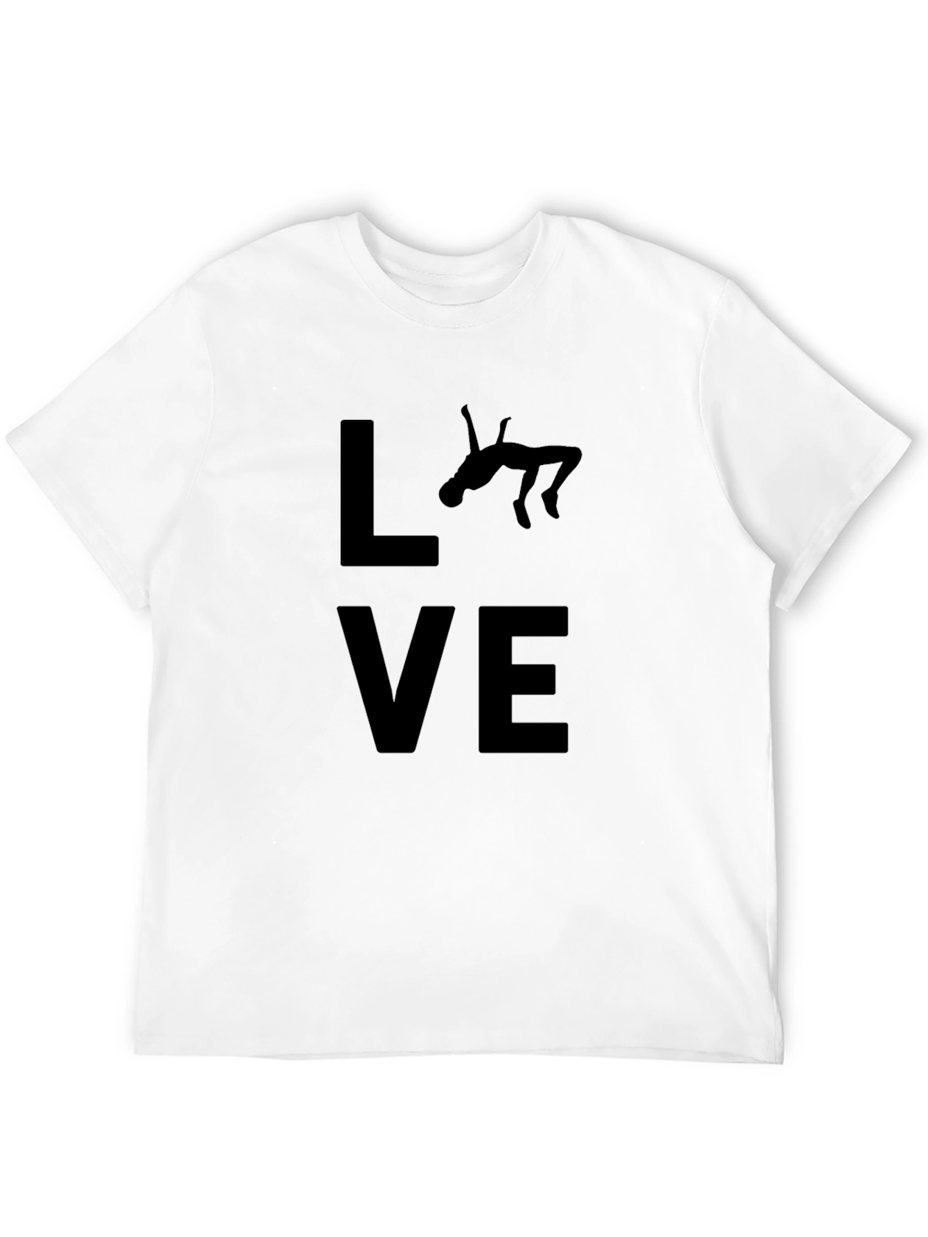 Love High Jump Black Graphic T-Shirt