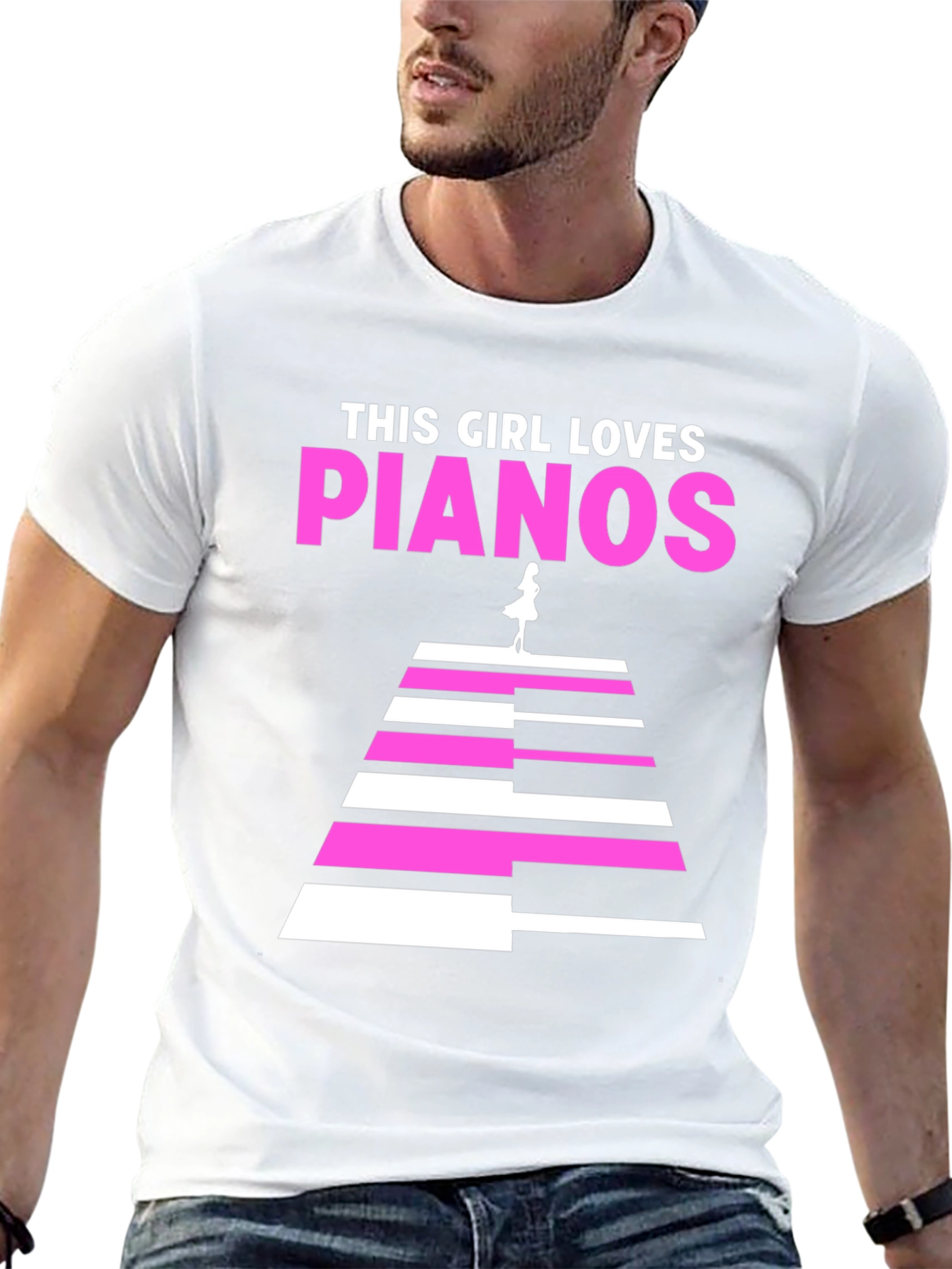This Girl Loves Pianos T-Shirt