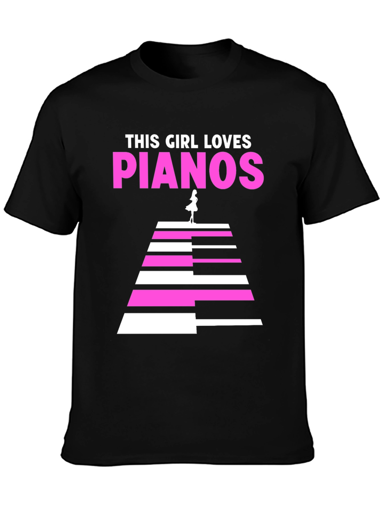 This Girl Loves Pianos T-Shirt