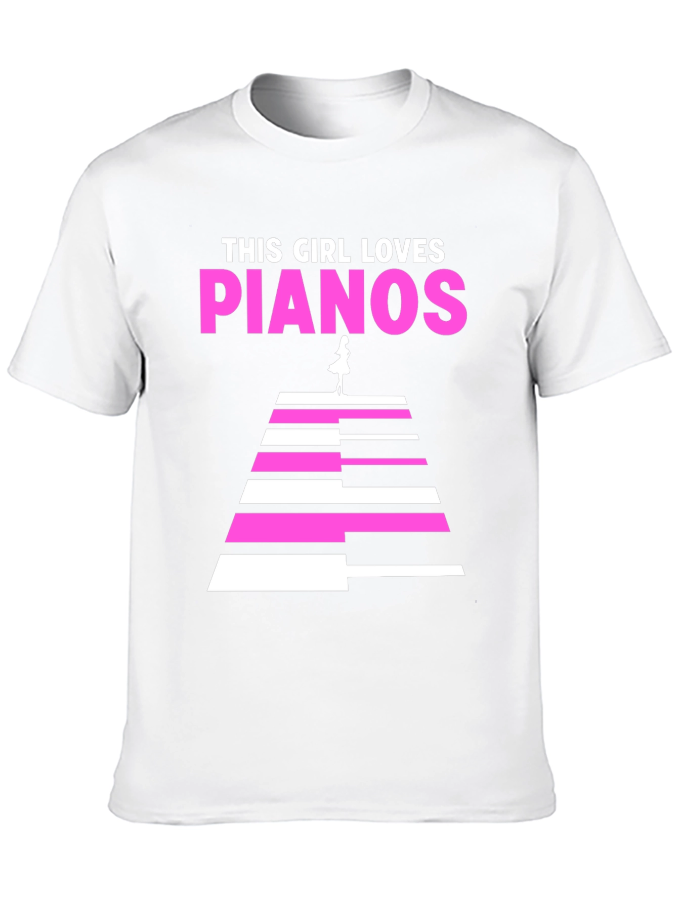 This Girl Loves Pianos T-Shirt