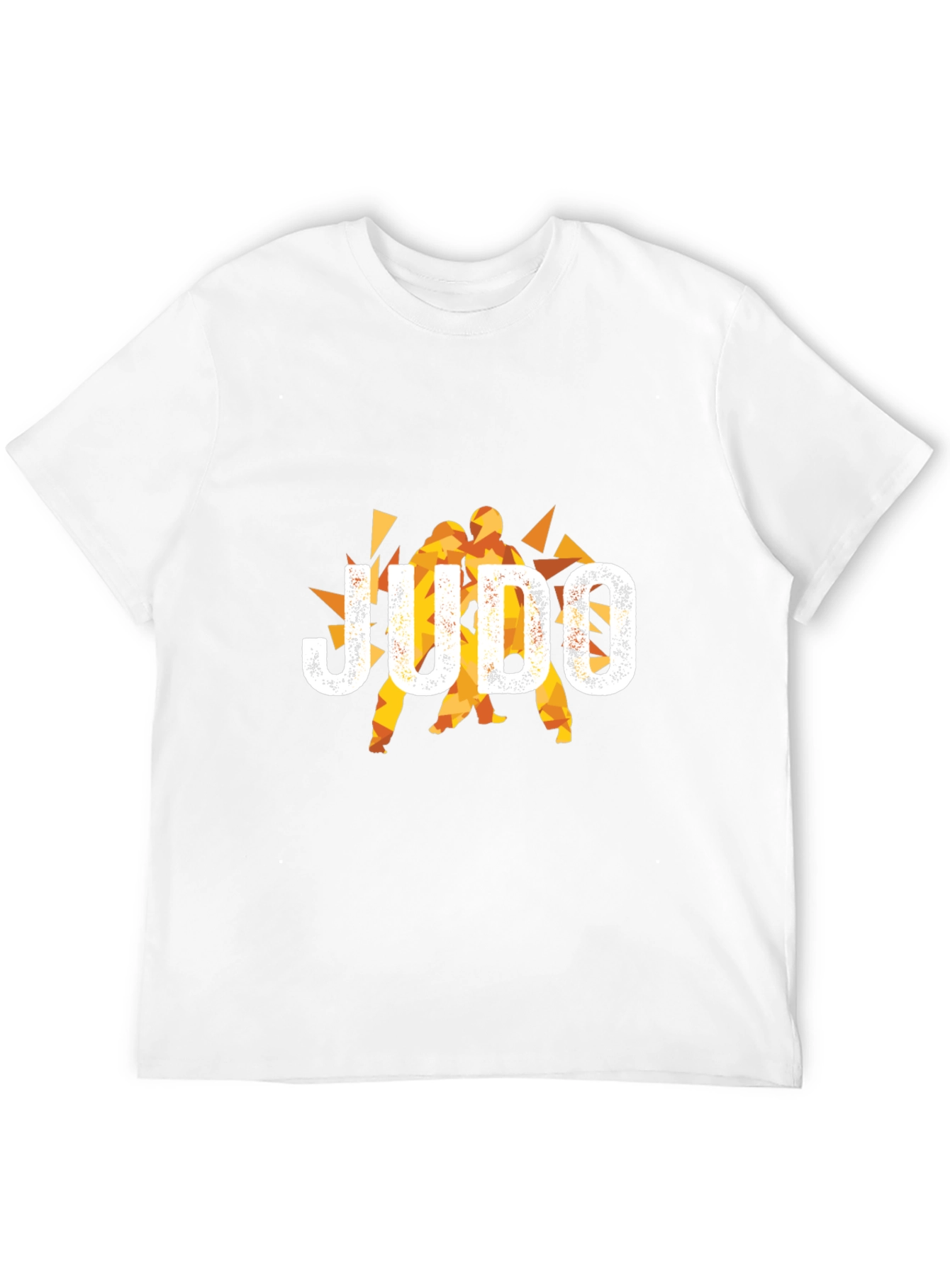 Judo Graphic Print Black T-Shirt