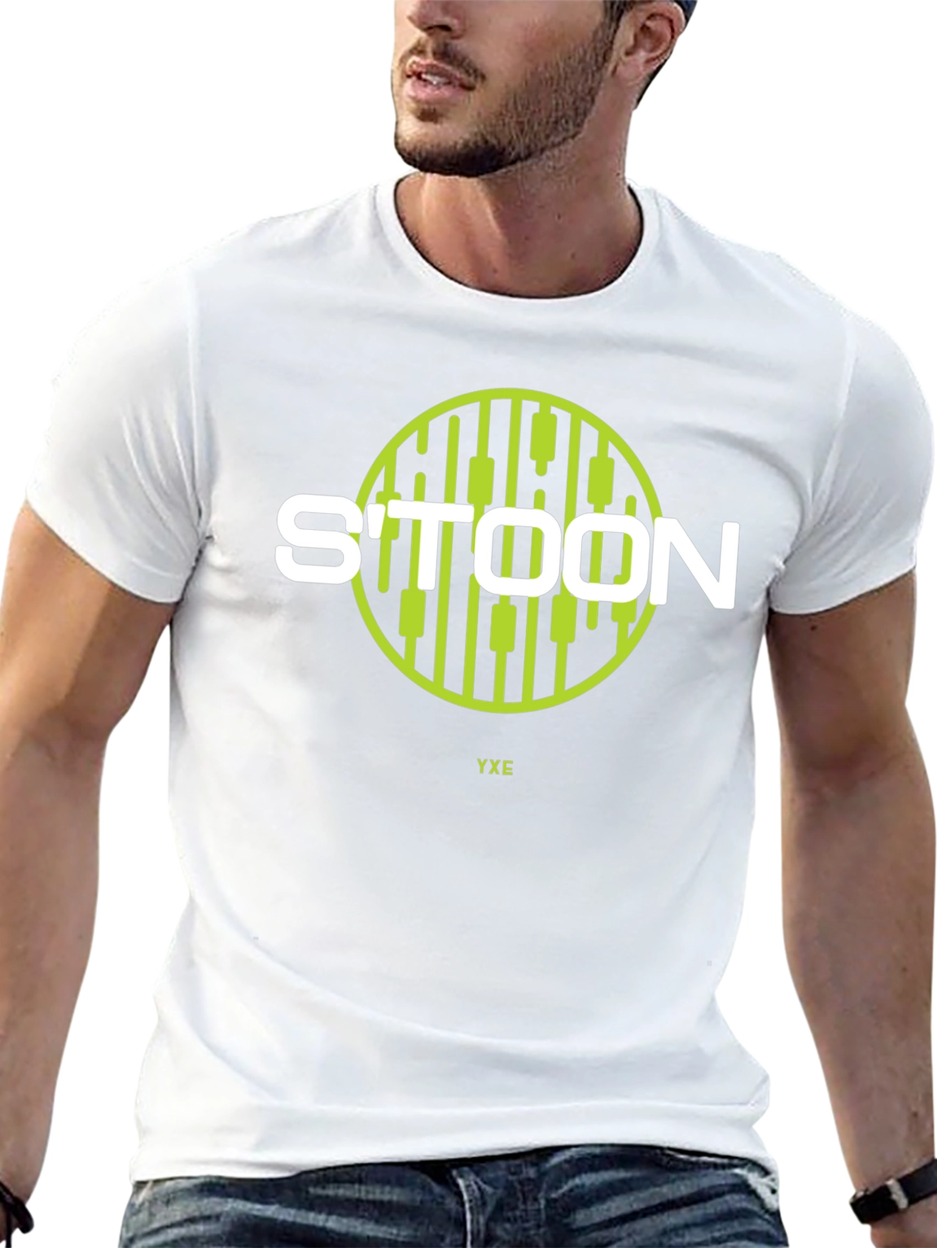 STOON YXE Black Graphic Tee