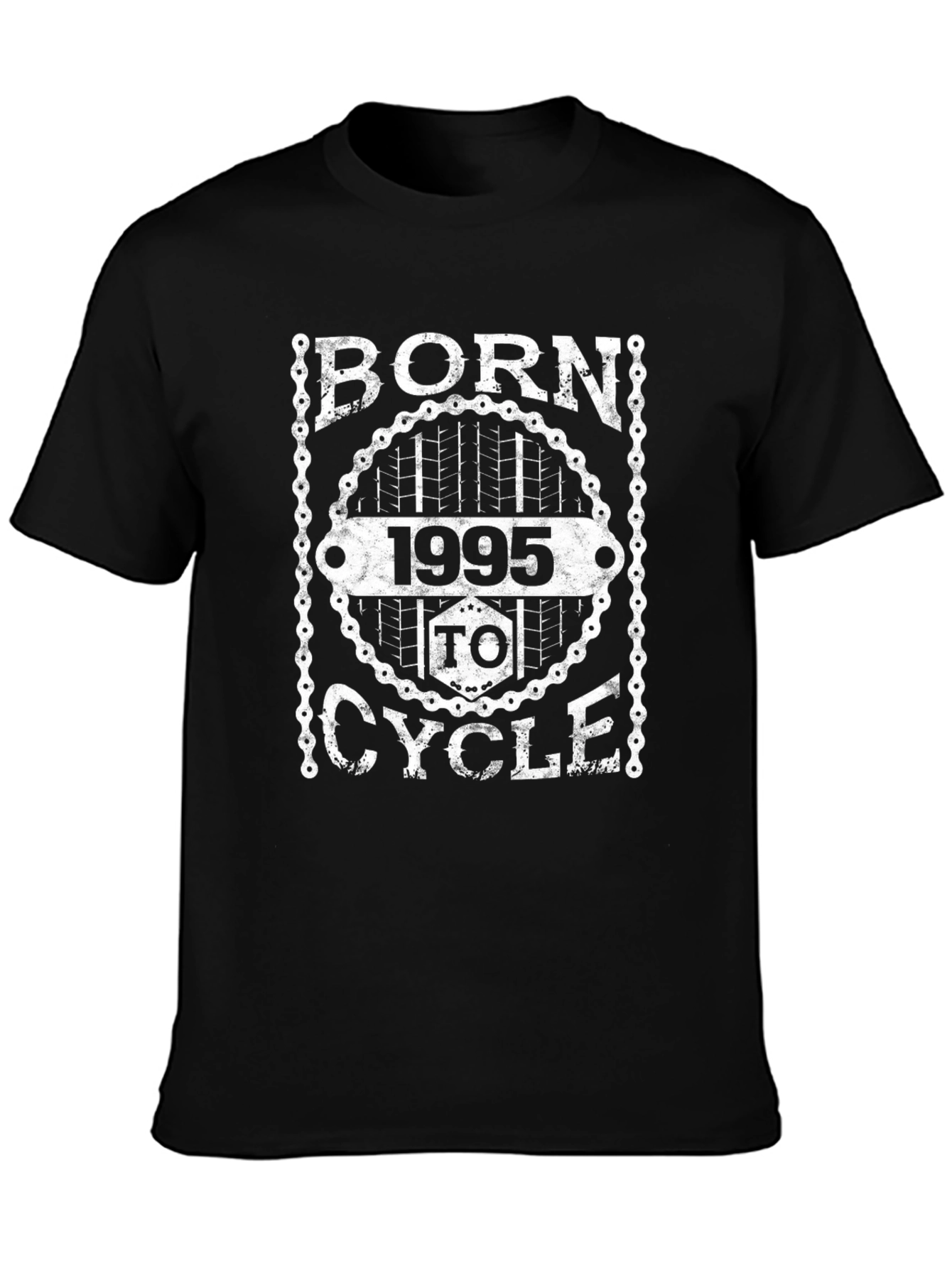 Born 1995 to Cycle Graphic Tee - Black