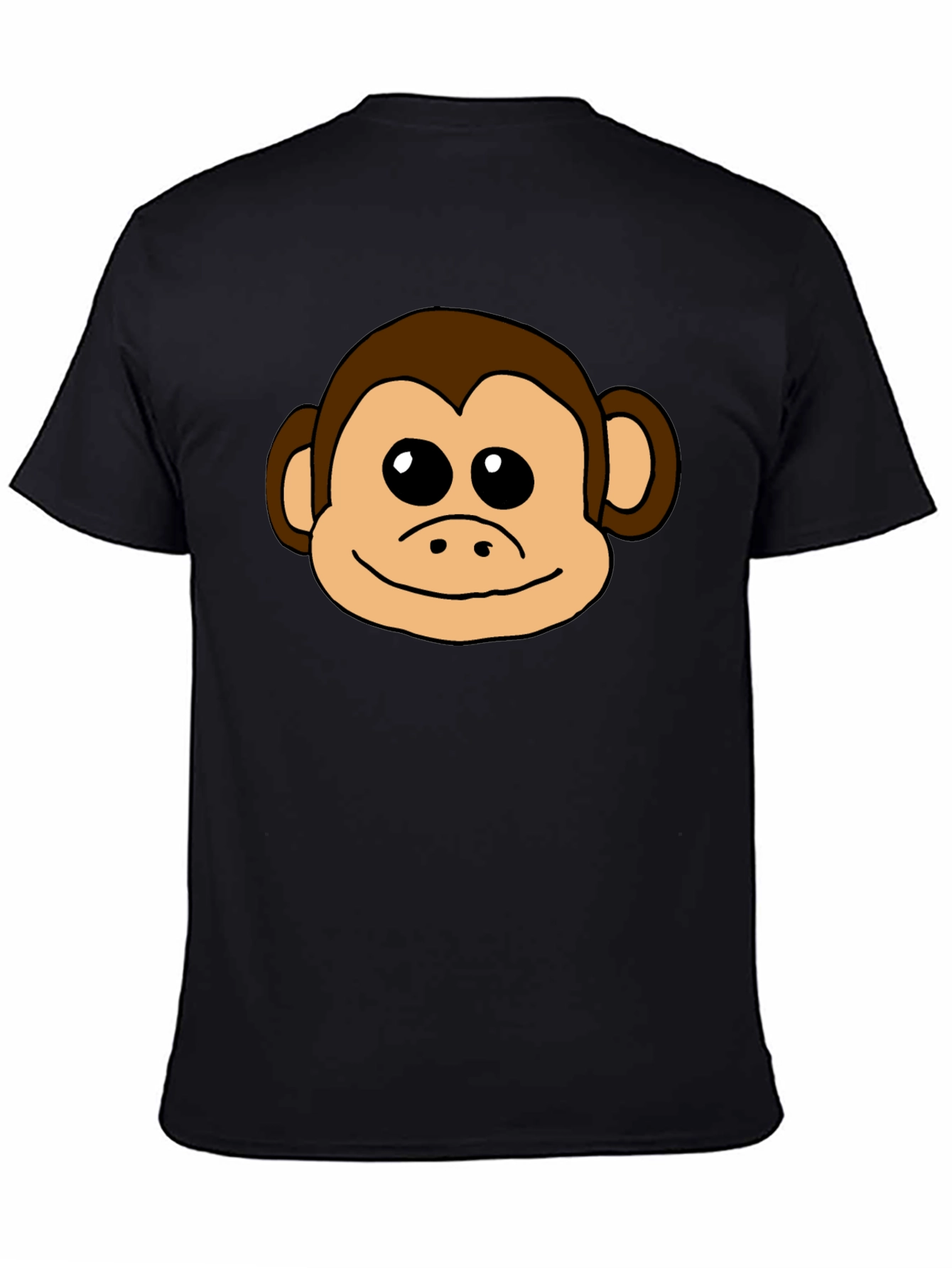 Monkey Face Graphic T-Shirt