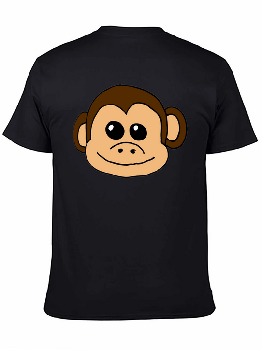 Monkey Face Graphic T-Shirt