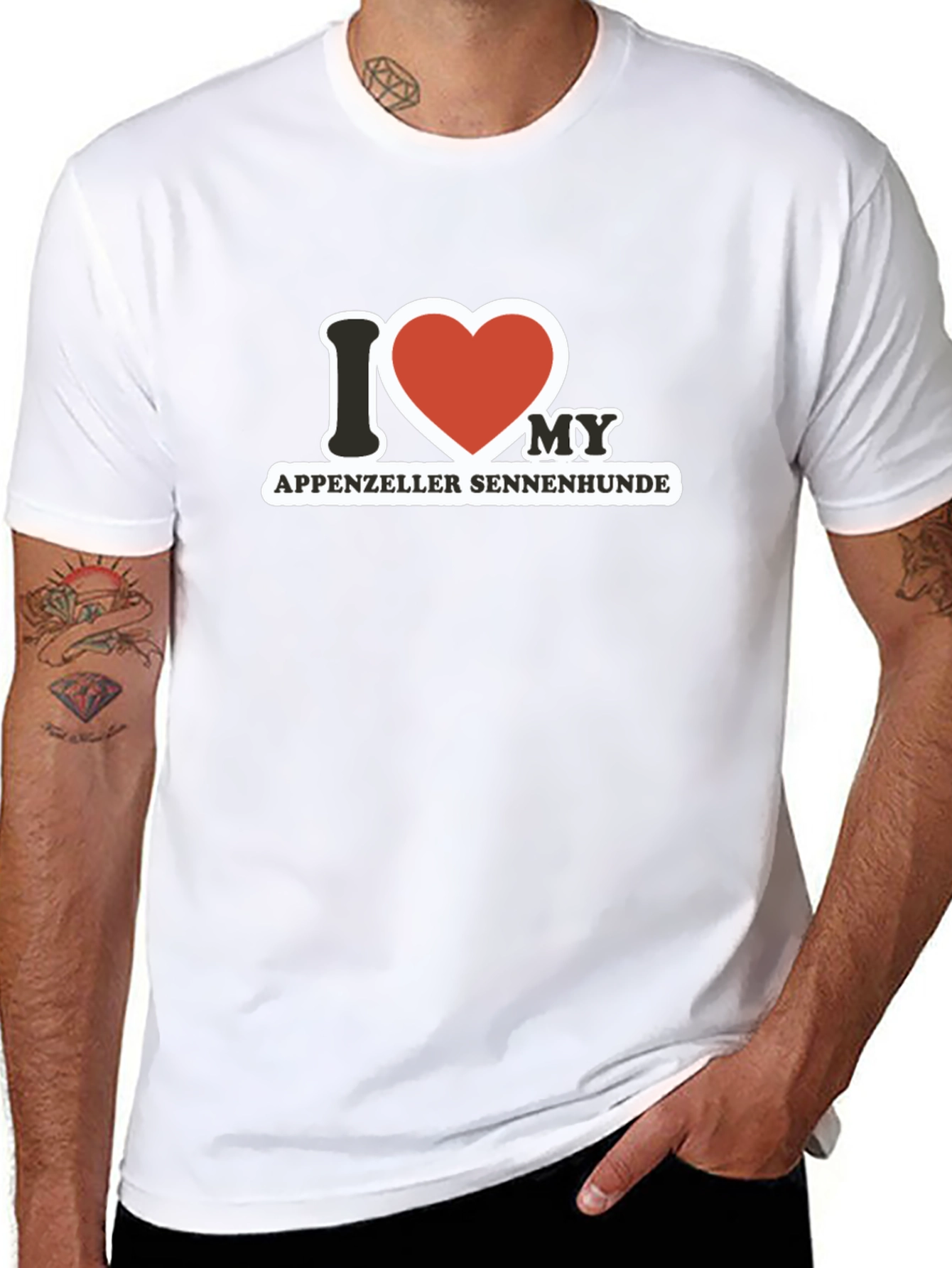 I Love My Appenzeller Sennenhunde Dog T-Shirt
