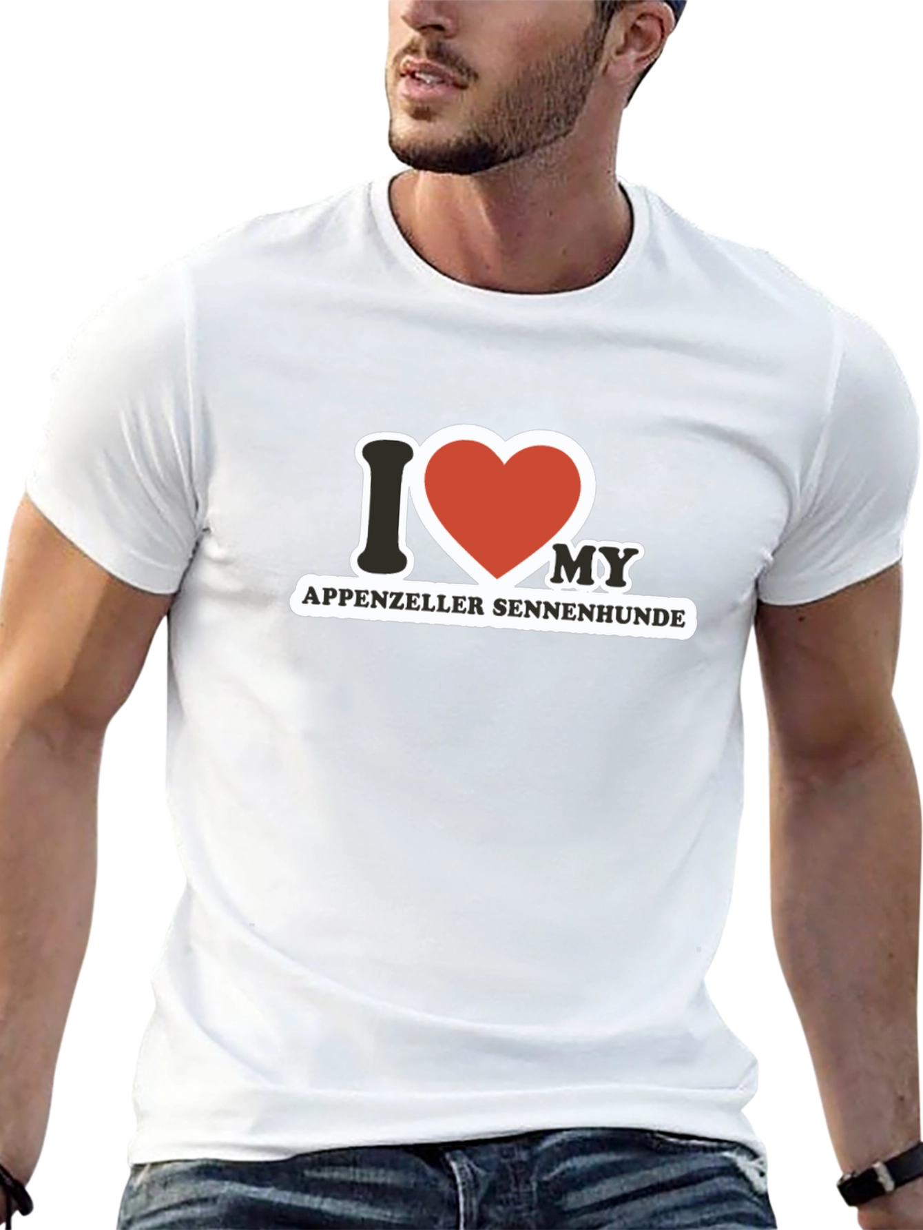 I Love My Appenzeller Sennenhunde Dog T-Shirt