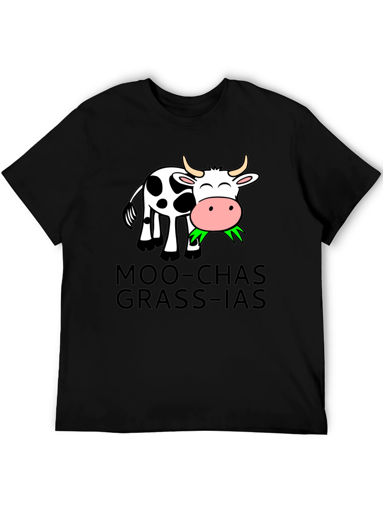 Moo-chas Grass-ias Cow T-Shirt
