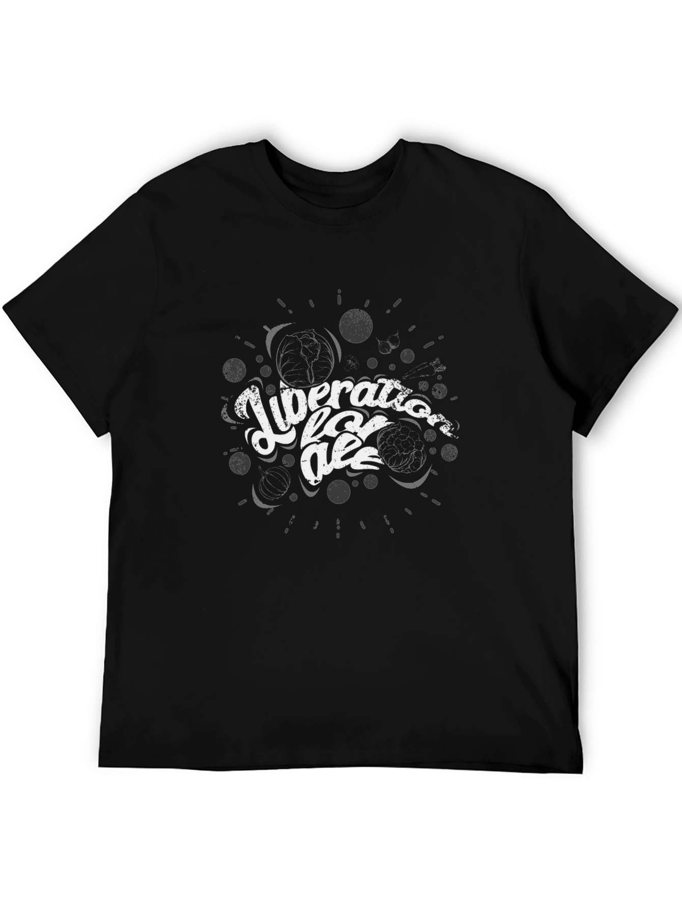Liberation for All Graphic Black Tee