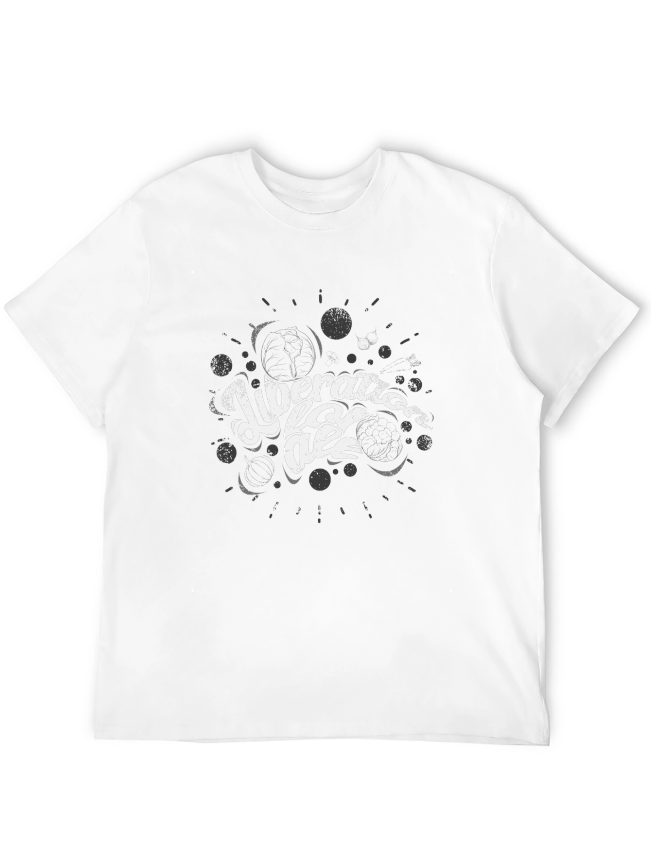 Liberation for All Graphic Black Tee